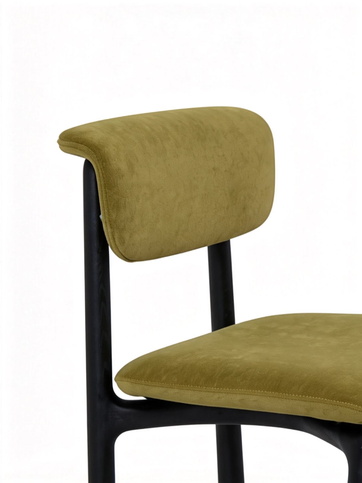SLED Solid Ash & Fabric Dining Chair