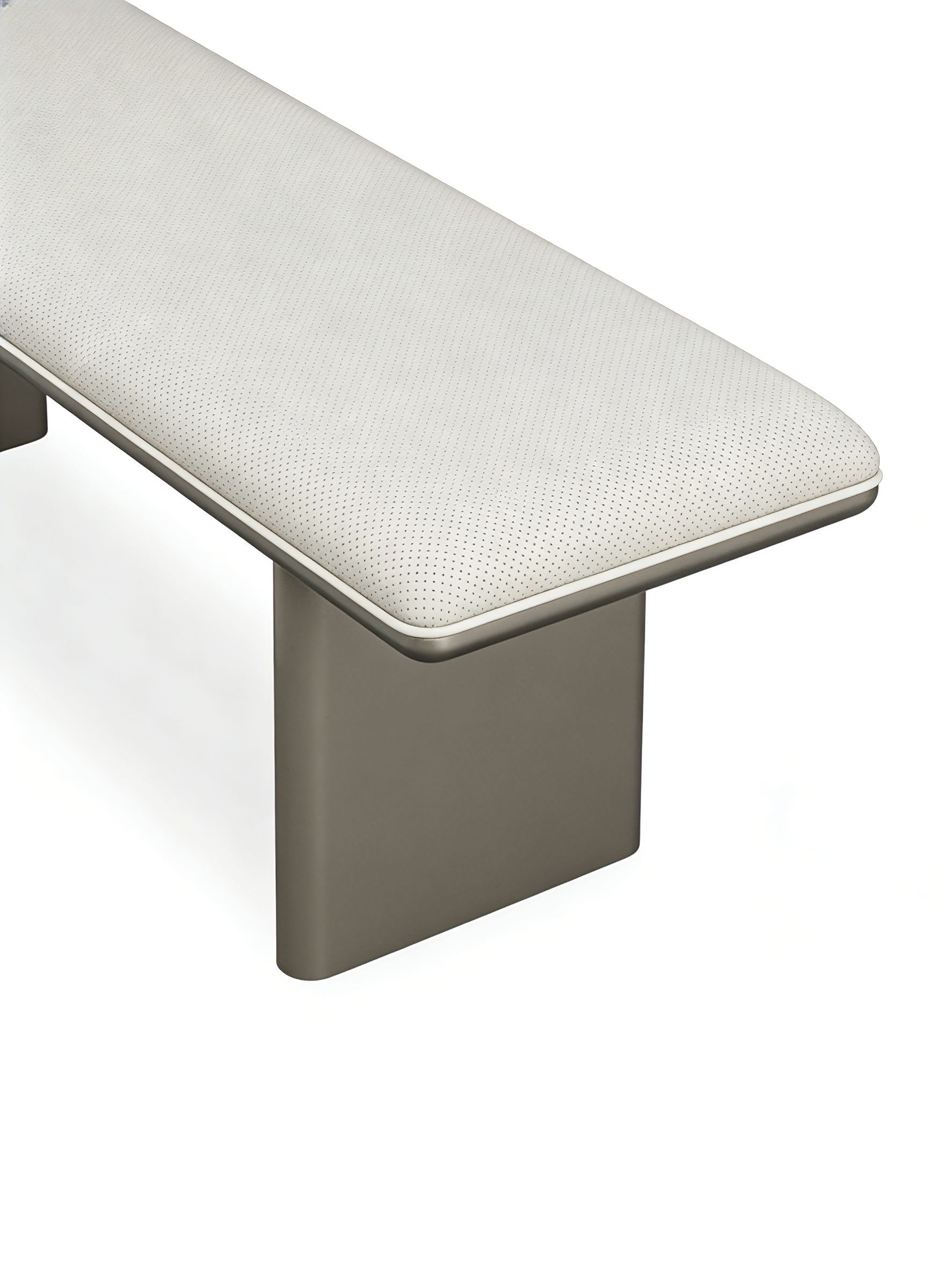 VARENNA Leather End-of-Bed Bench