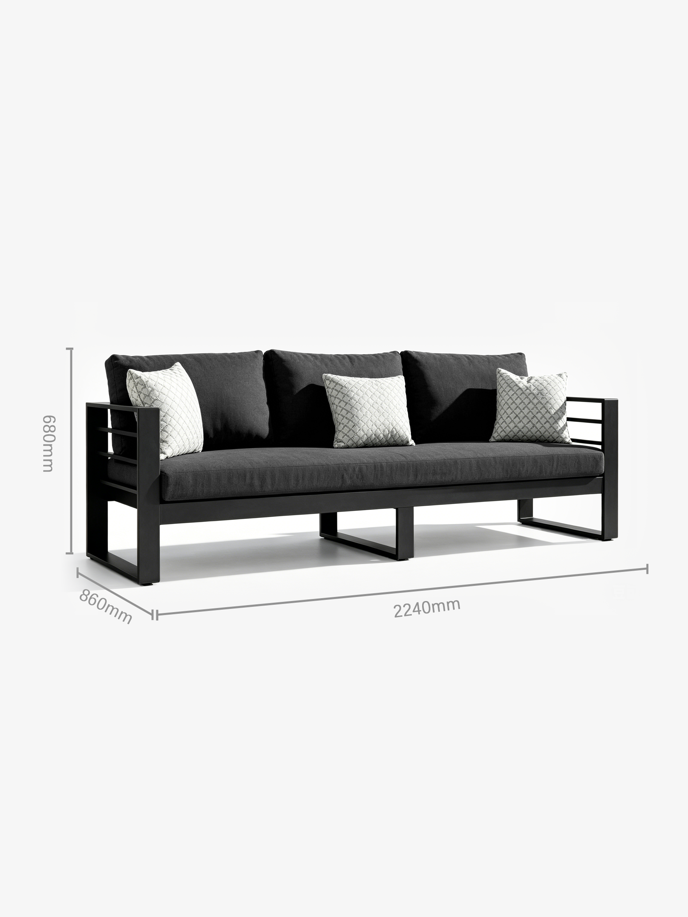 Forge Outdoor Sofa Set | 1+3 Seater with Coffee Table