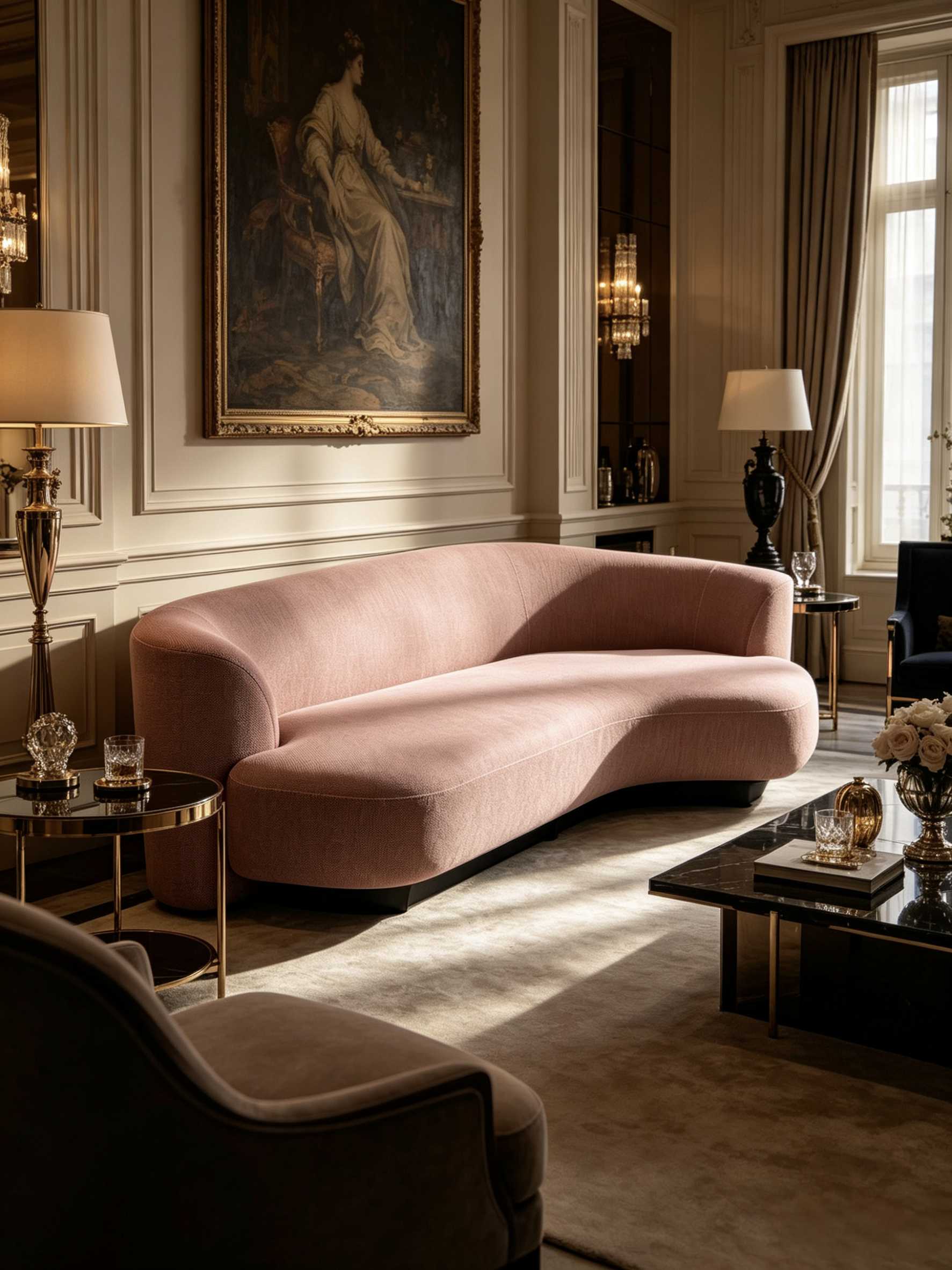 ONDE 3-Seater Curved Sofa