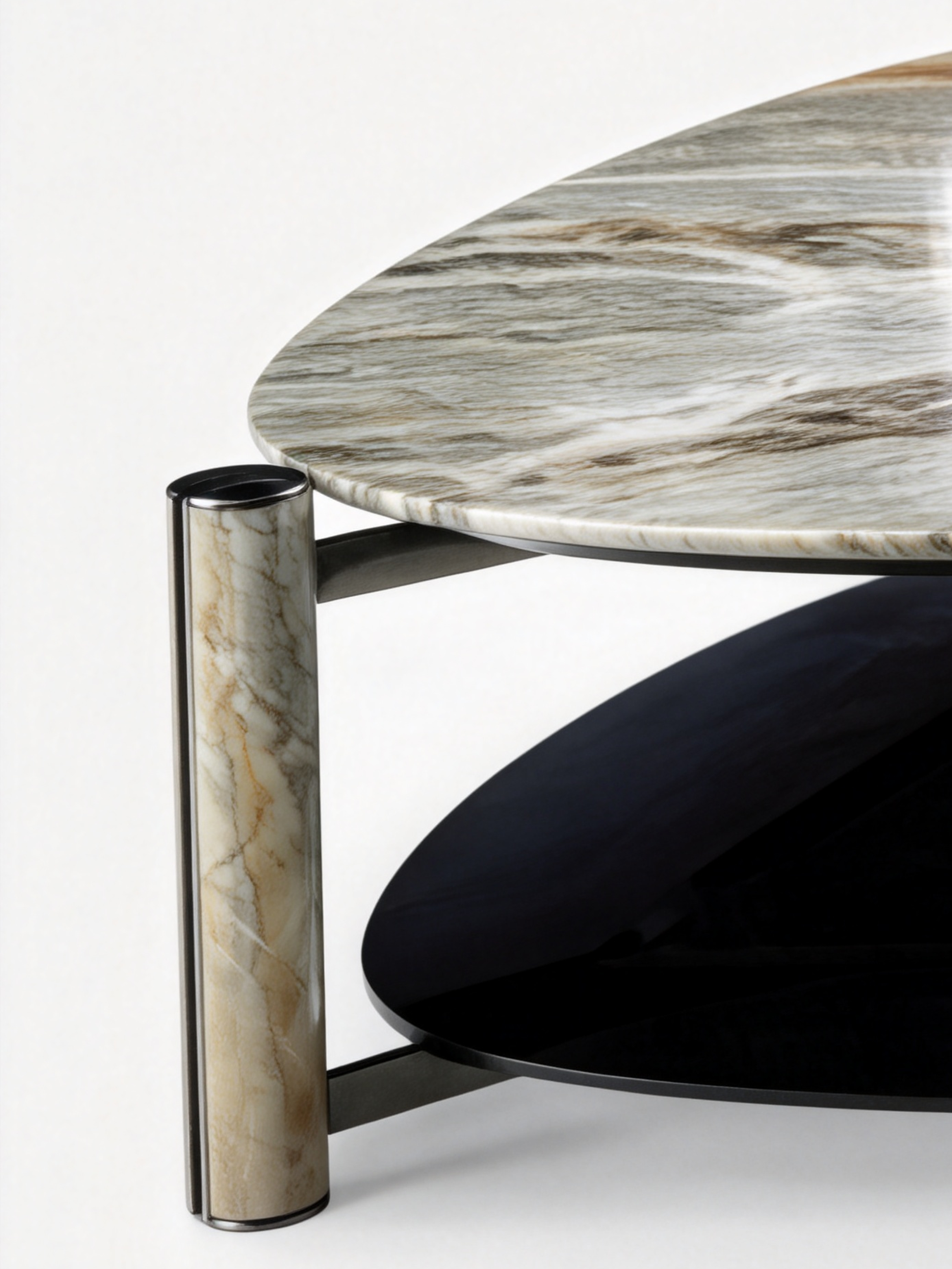Lira Picasso Marble Arc Coffee Table