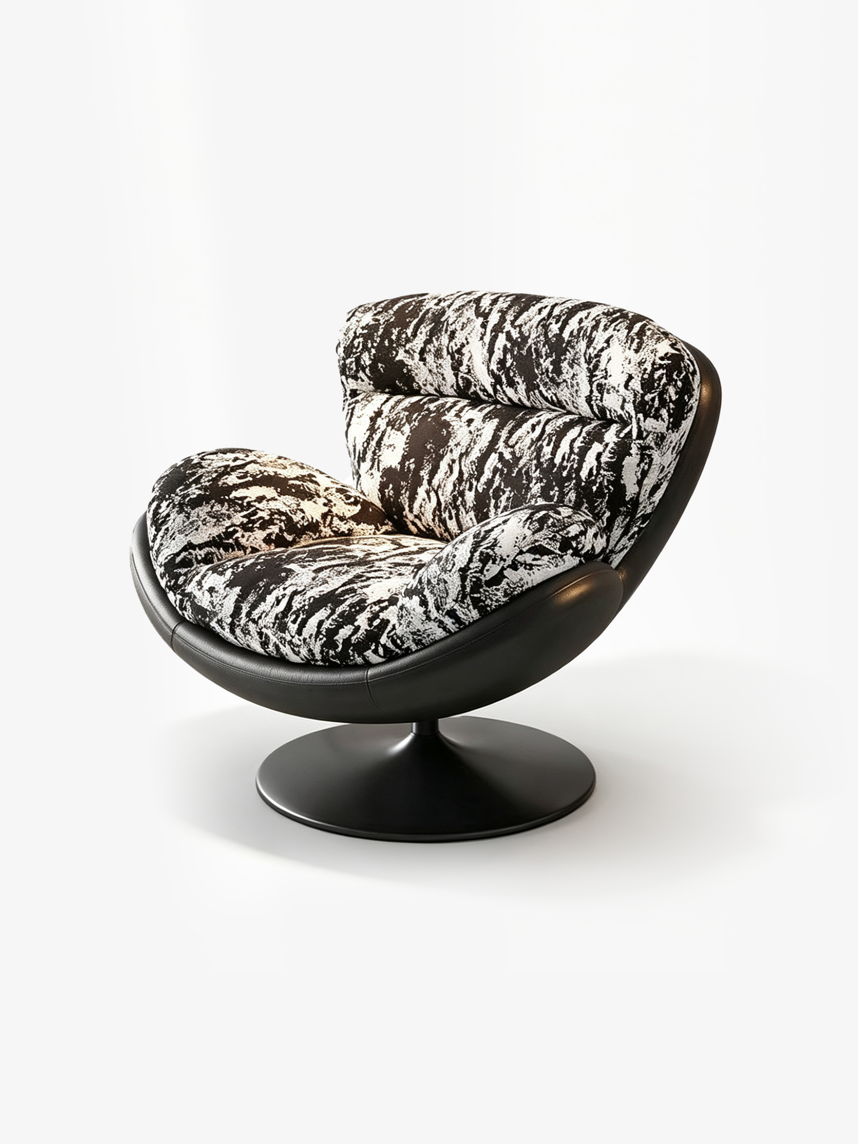 ORLA 360° Swivel Eggshell Lounge Chair