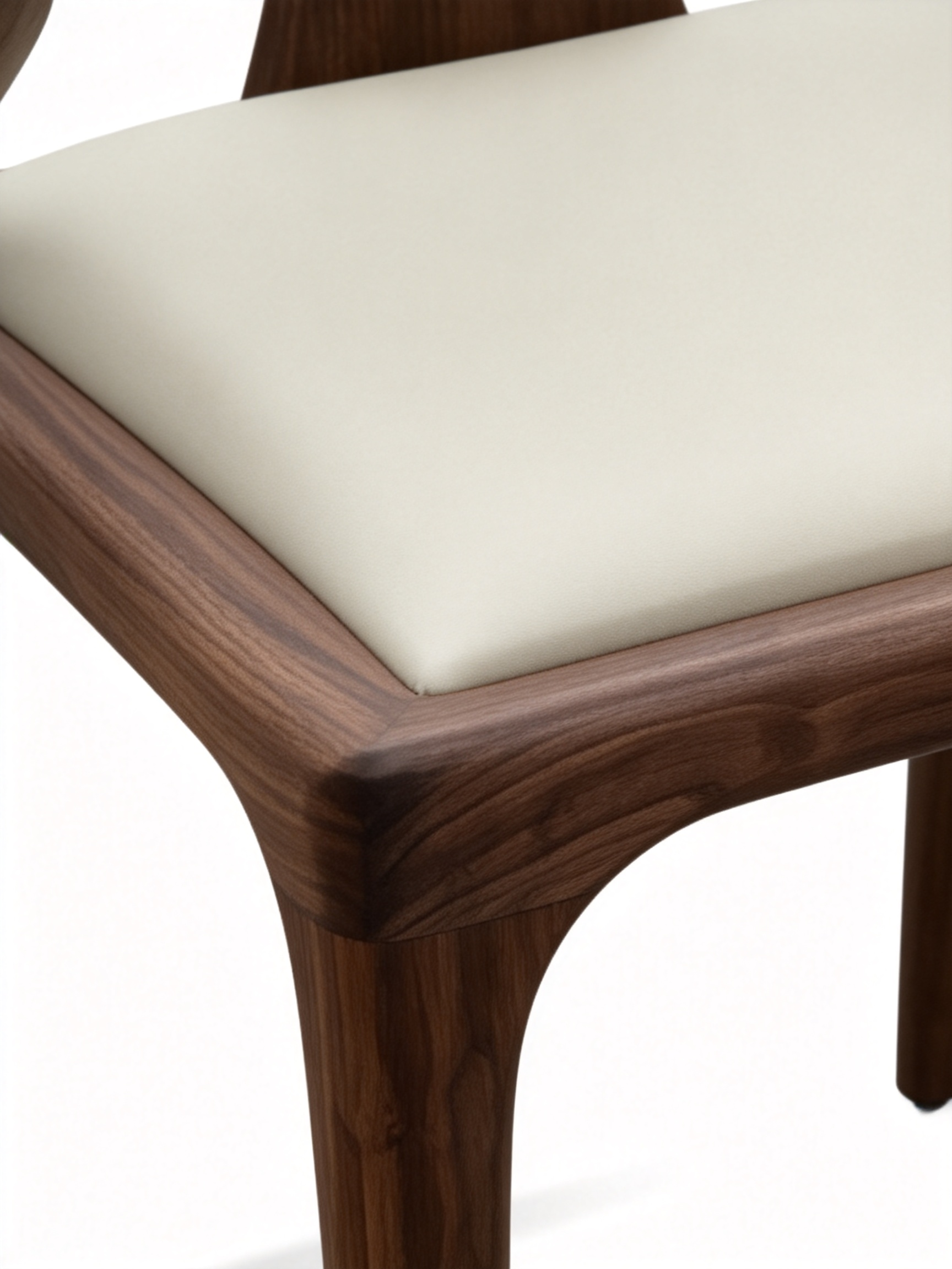 ARC Solid Black Walnut Ming-Inspired Dining Chair