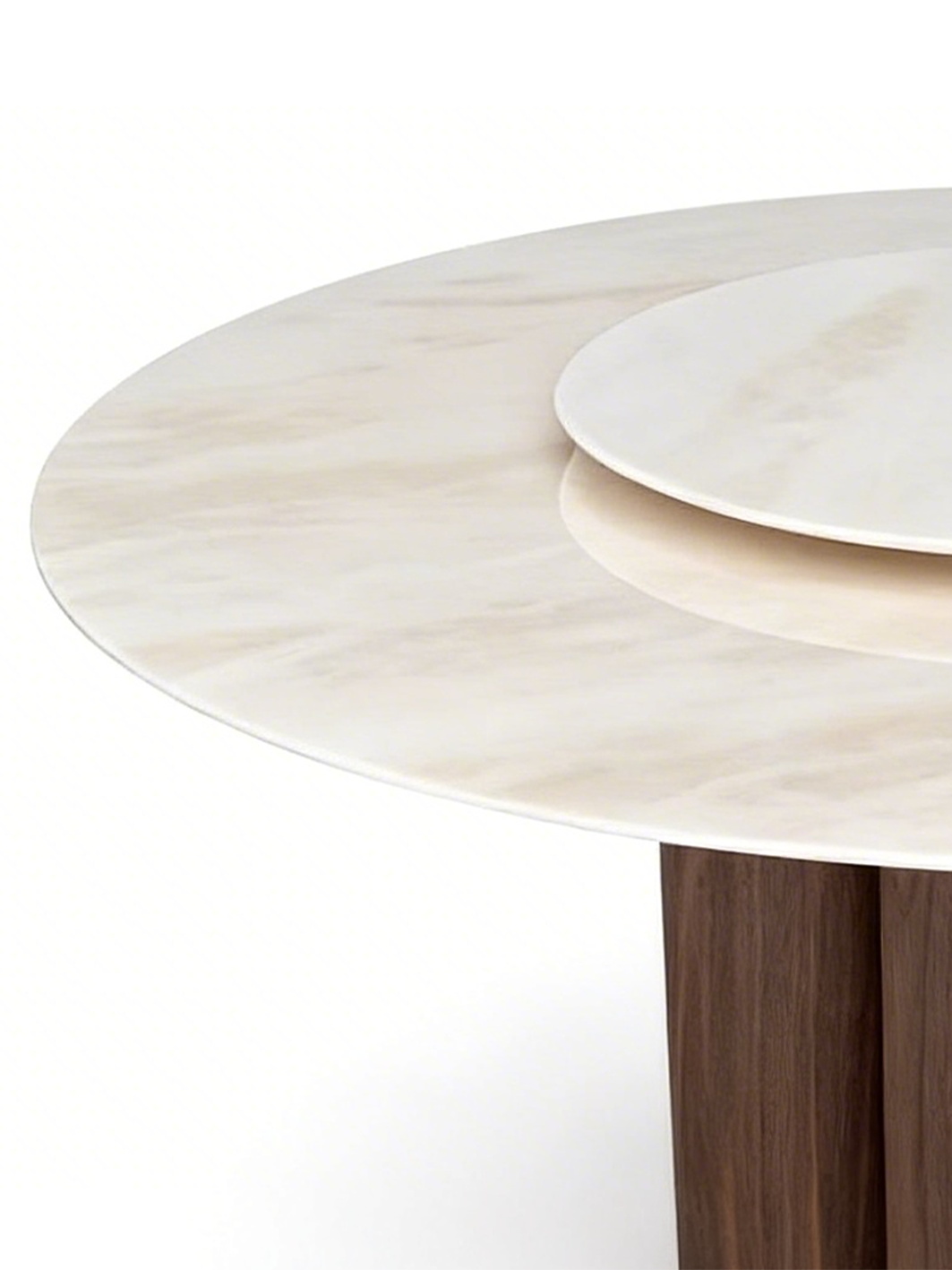 Luca Grey Vein Marble Round Dining Table