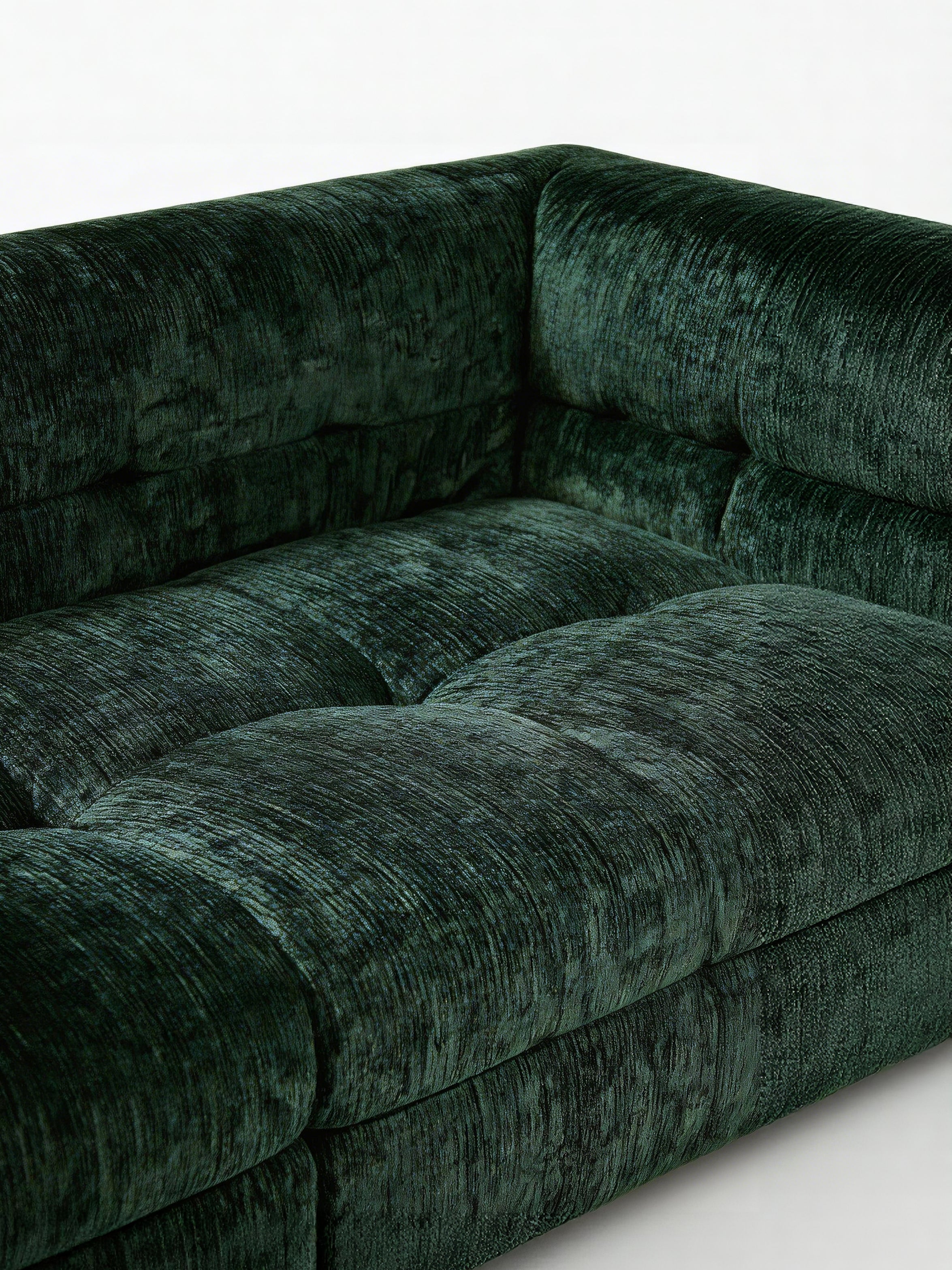 VEIA 3-Seater Emerald Corduroy Sofa