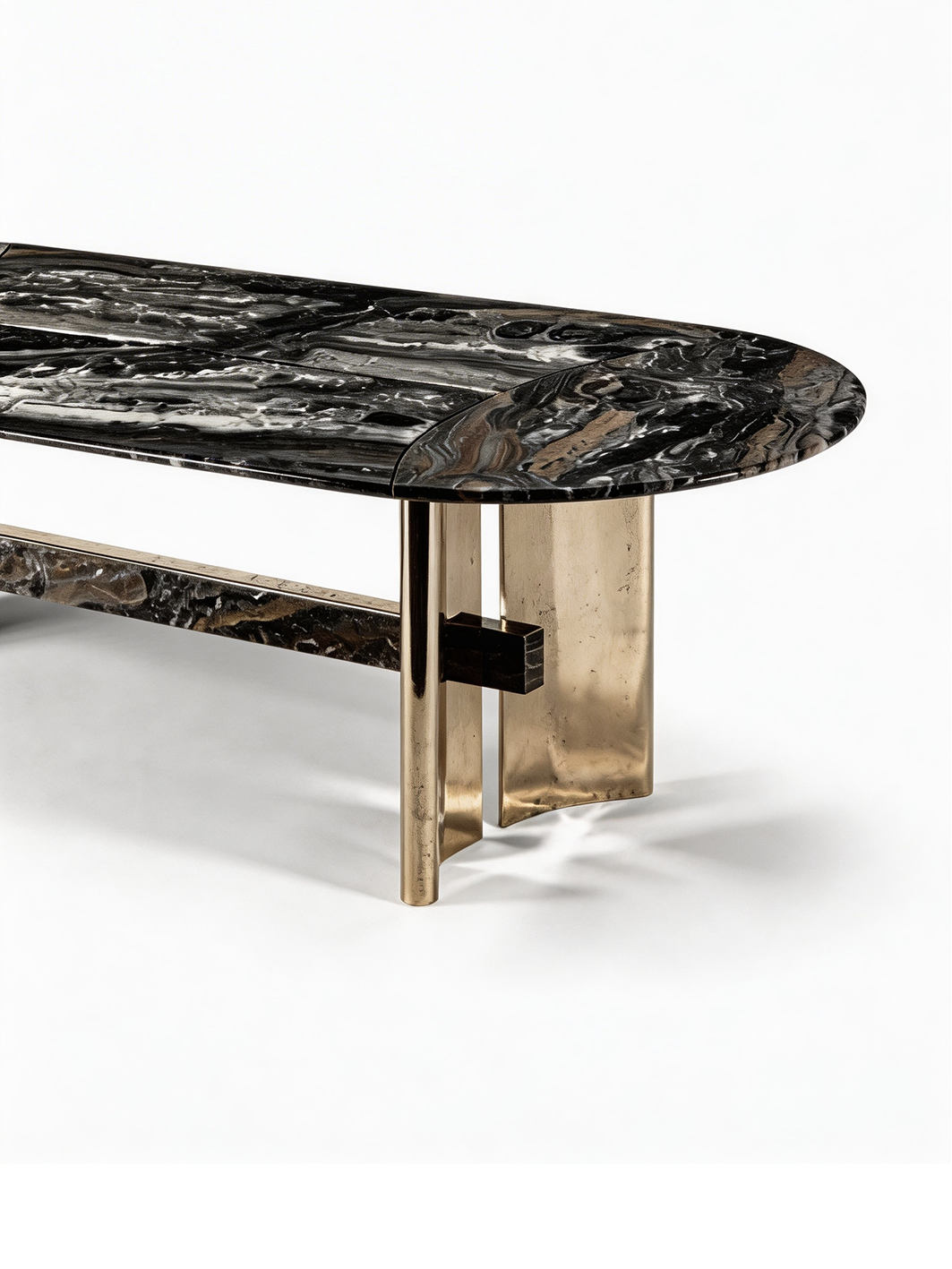 ARNO Venetian Brown Marble Dining Table
