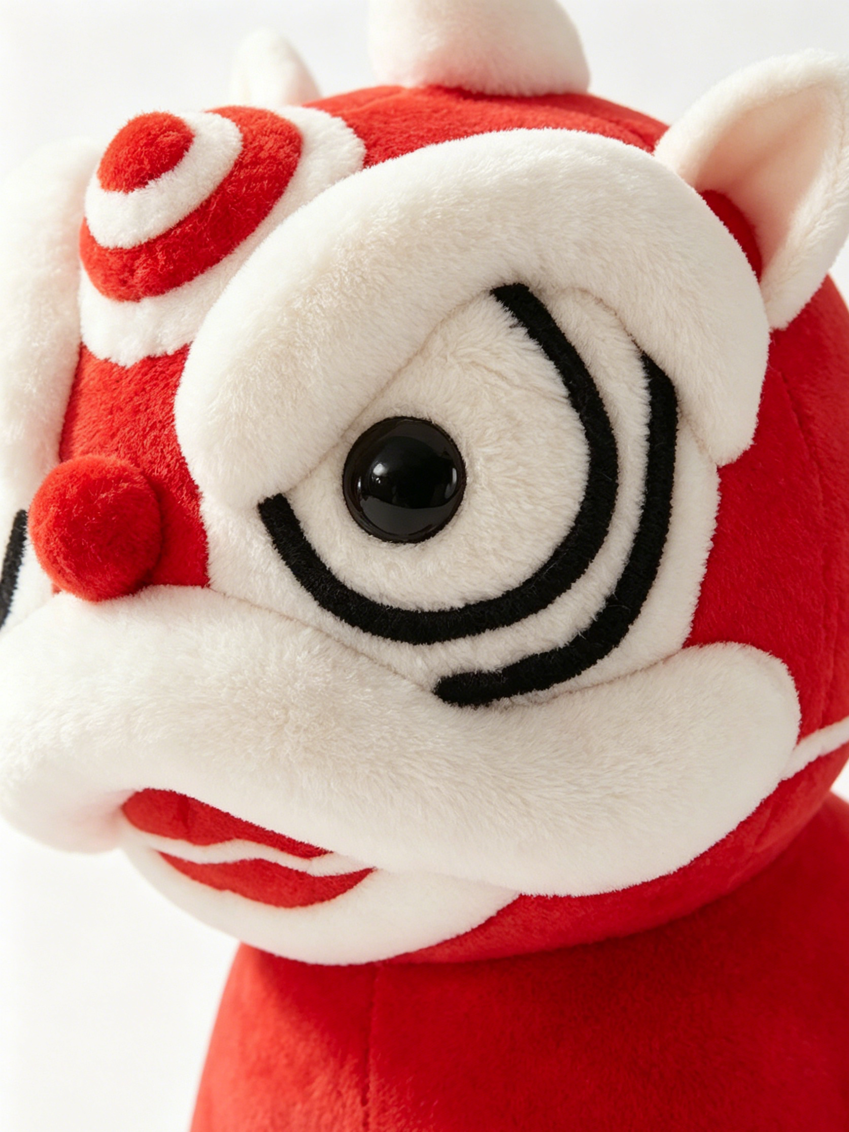 LUCKY LION Plush Ride-On Stool