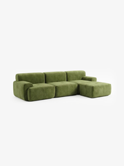 MOSS 4-Seater Modular Sectional Sofa with Ottoman