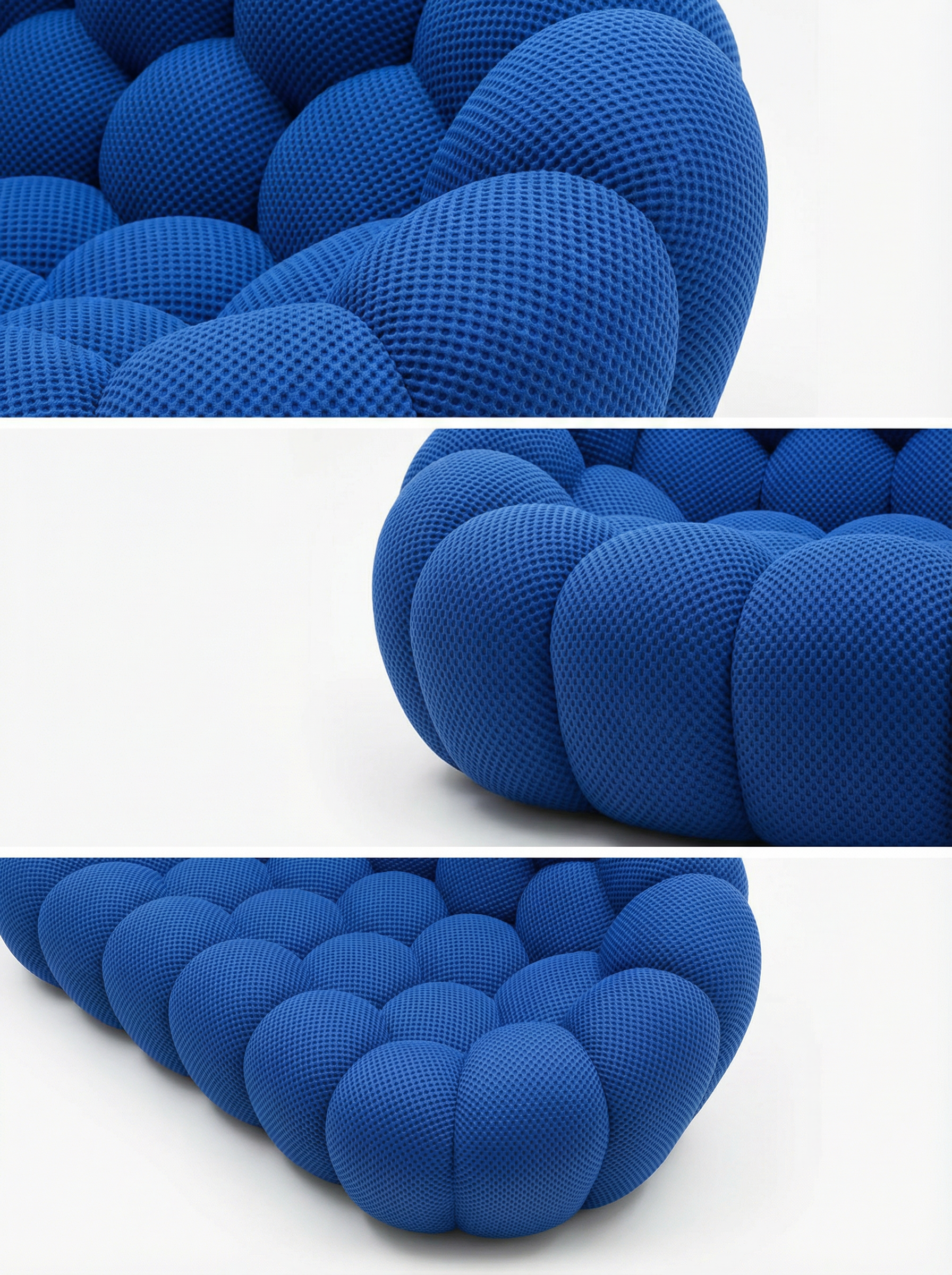 BOBO Instant Bloom Blue Bubble 2-Seater Sofa