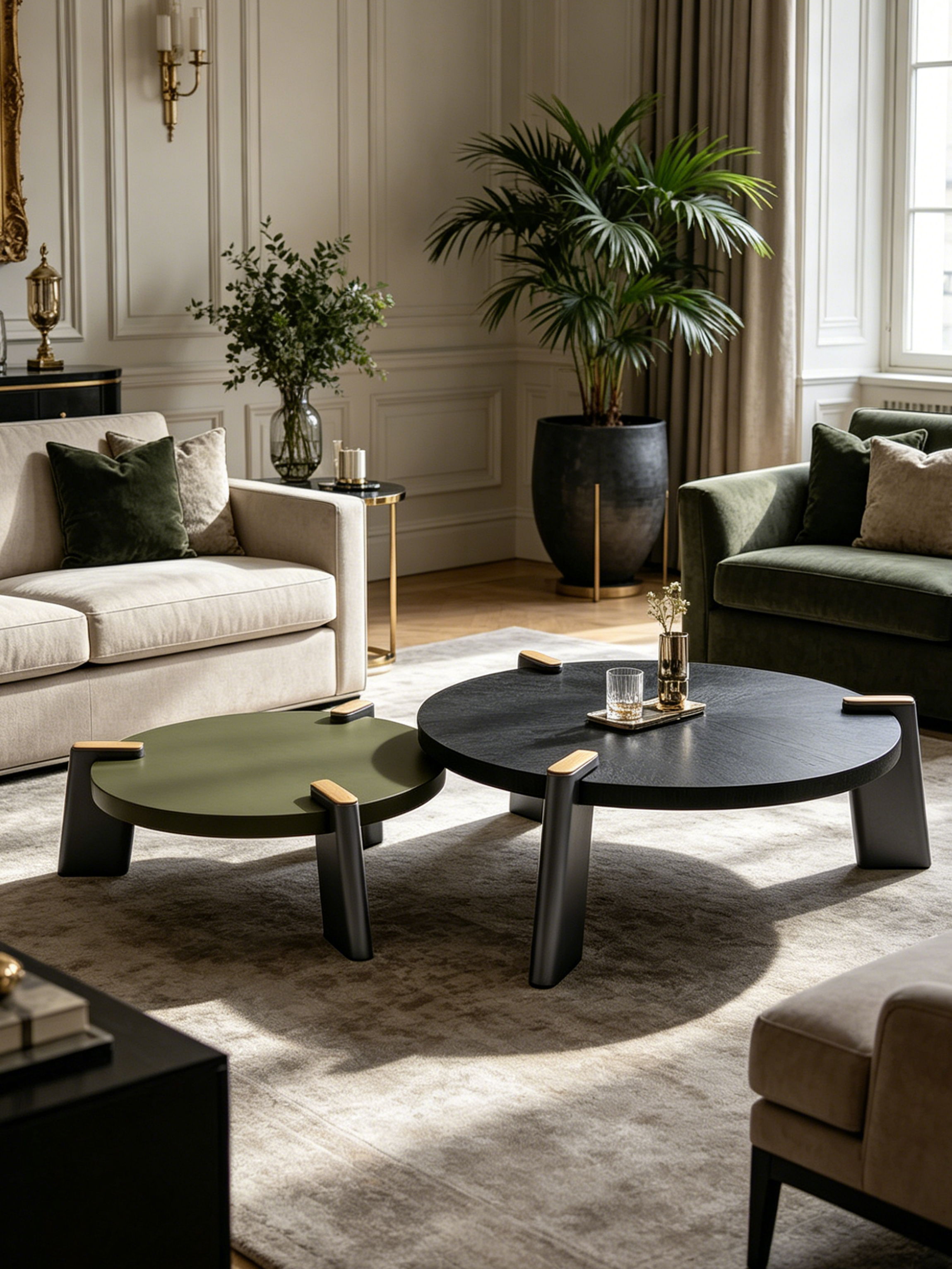 Mayfair Minimalist Coffee Table Set of 2