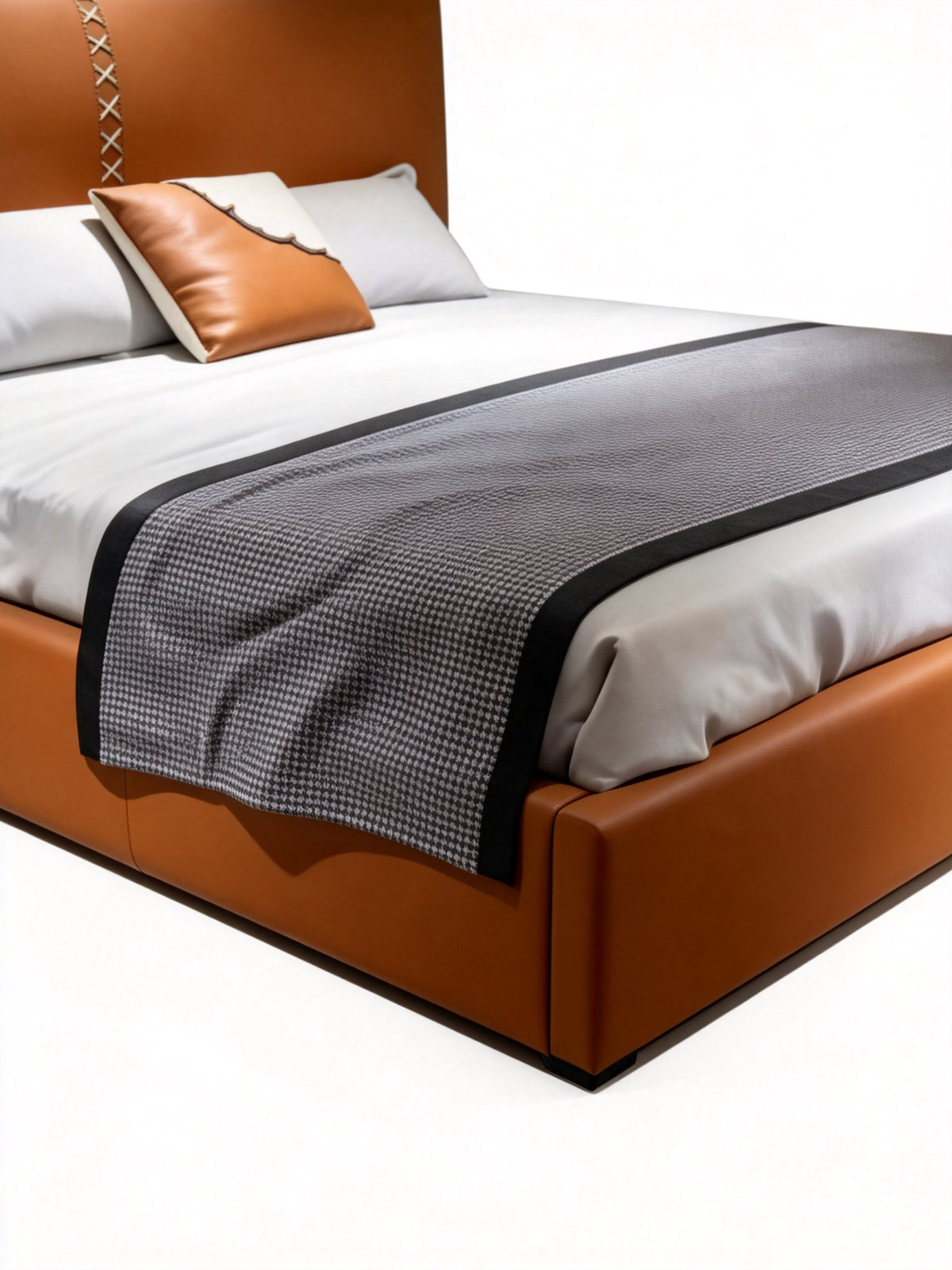 BENTLEY Full Leather Super King Bed Frame