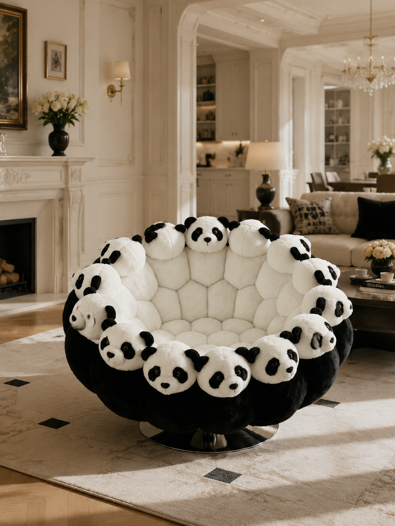PANDA Collector's Swivel Lounge Chair