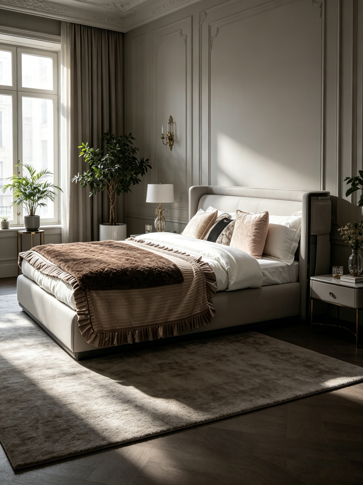 ELVAR Leather Super King Bed Frame