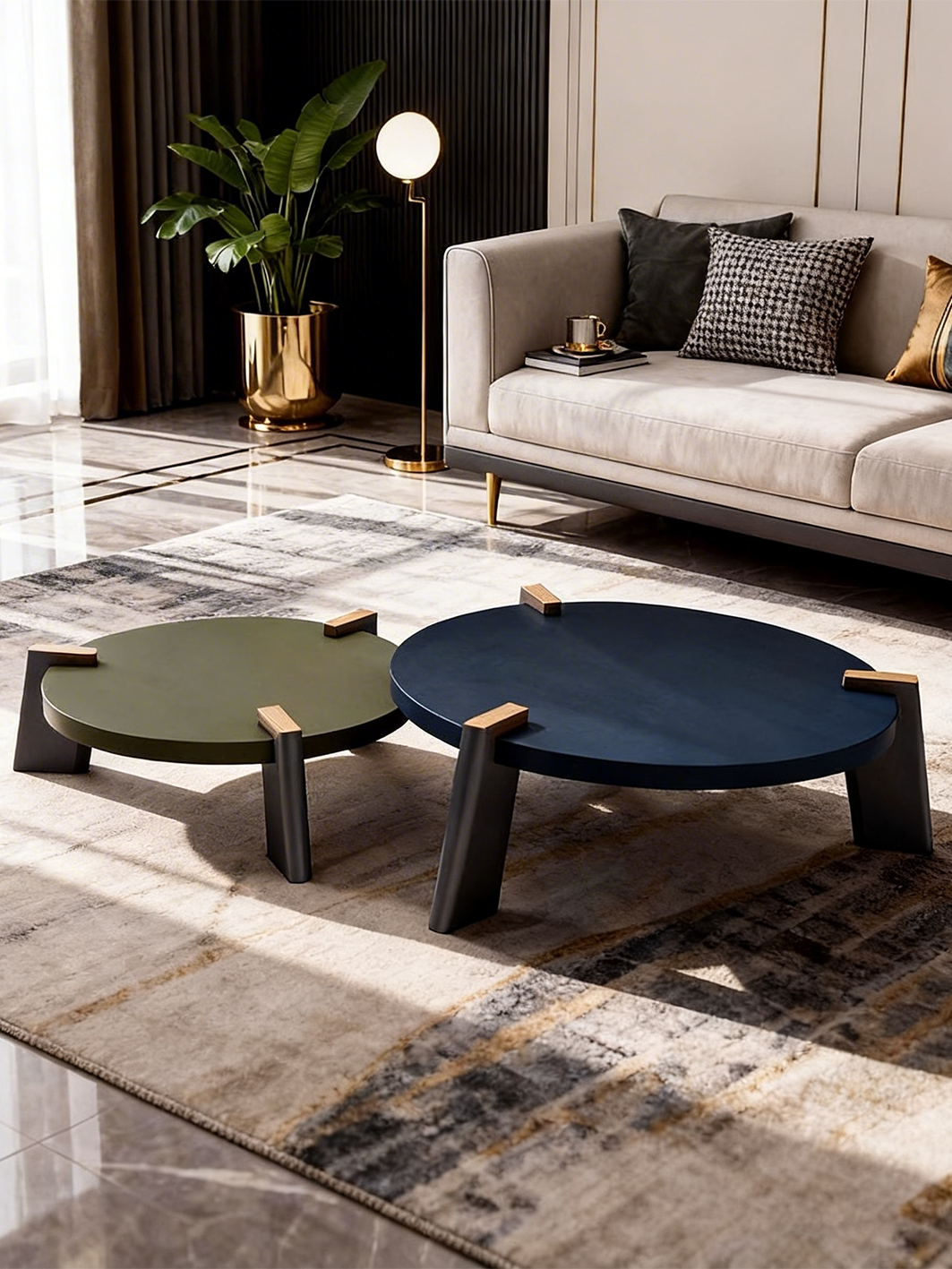 Mayfair Minimalist Coffee Table Set of 2
