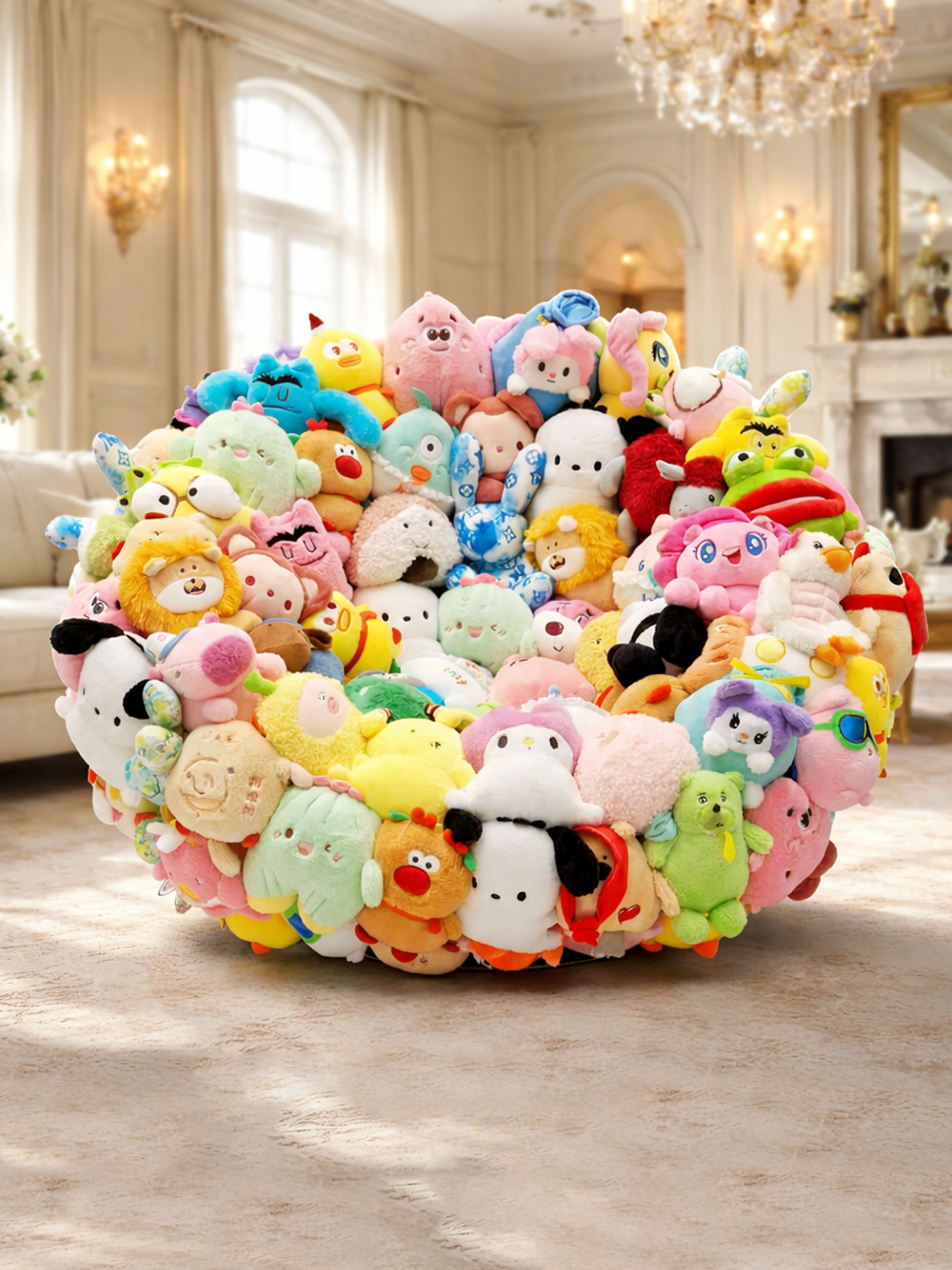 CUDDLE Plush Toy Swivel Lounge Chair