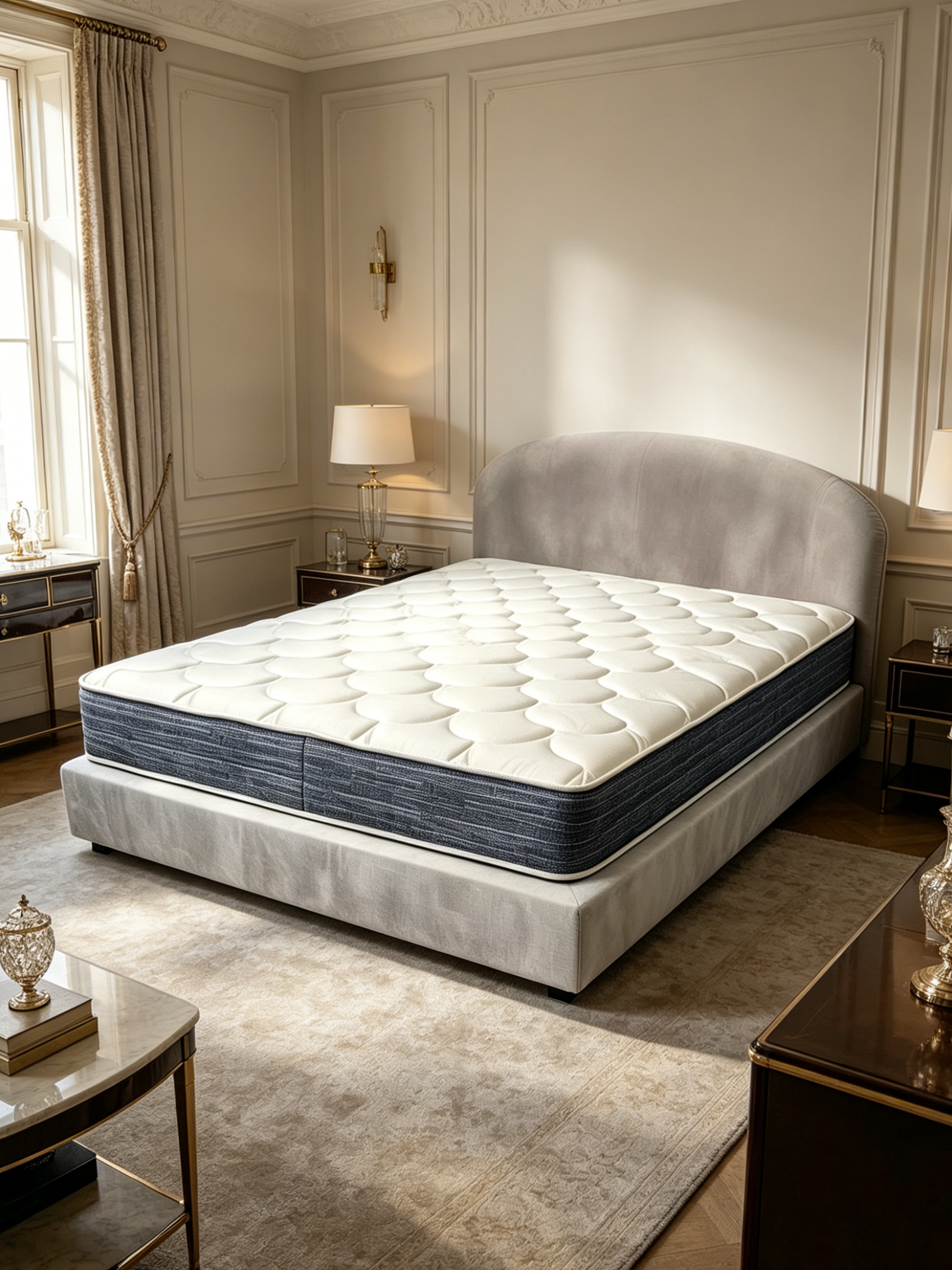 Lumina Scallop Contour Mattress, Medium-Firm, King