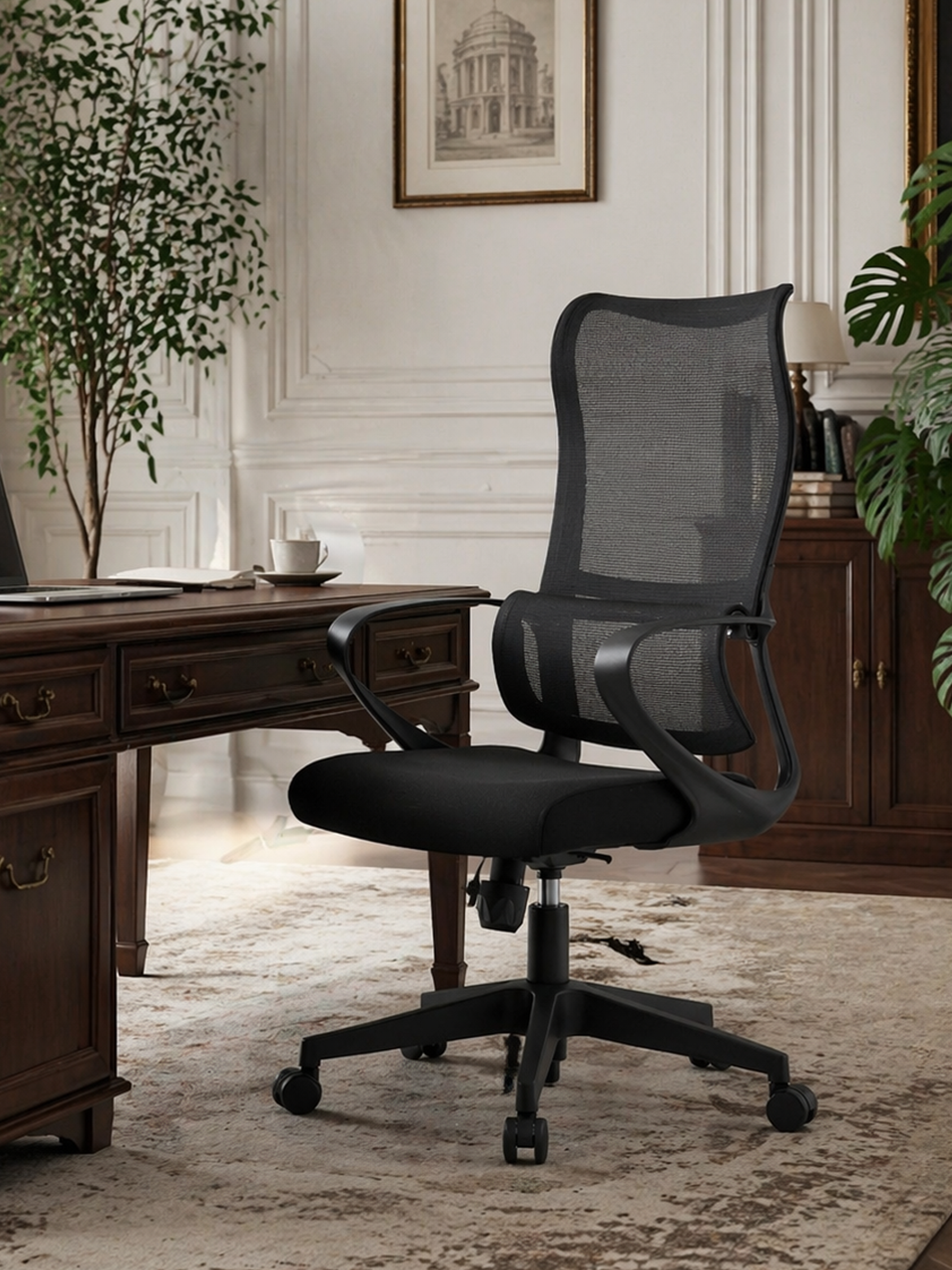 Mesh Executive Ergonomic Office Chair with Breathable Mesh Back