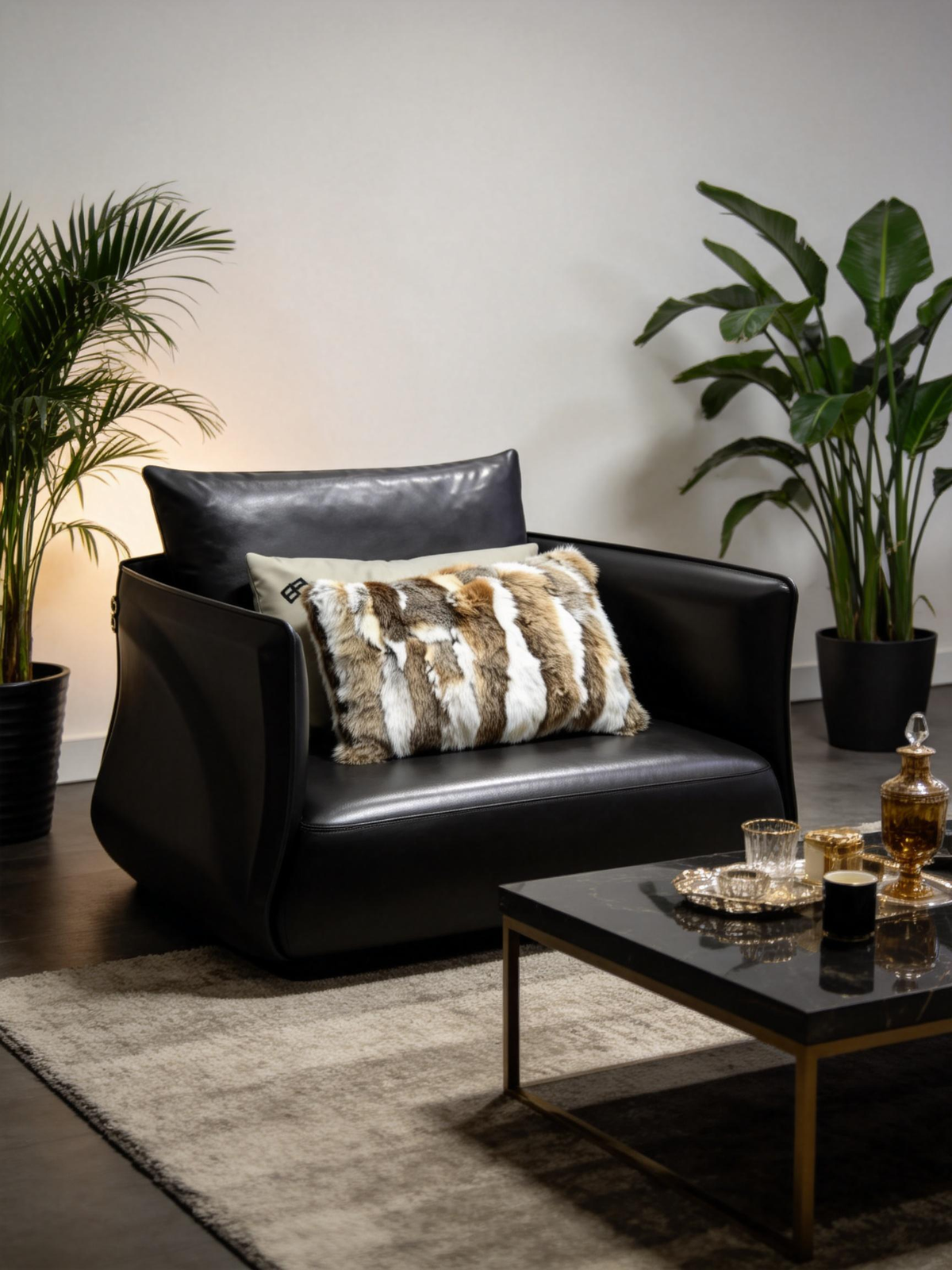 VAREN Leather Lounge Chair