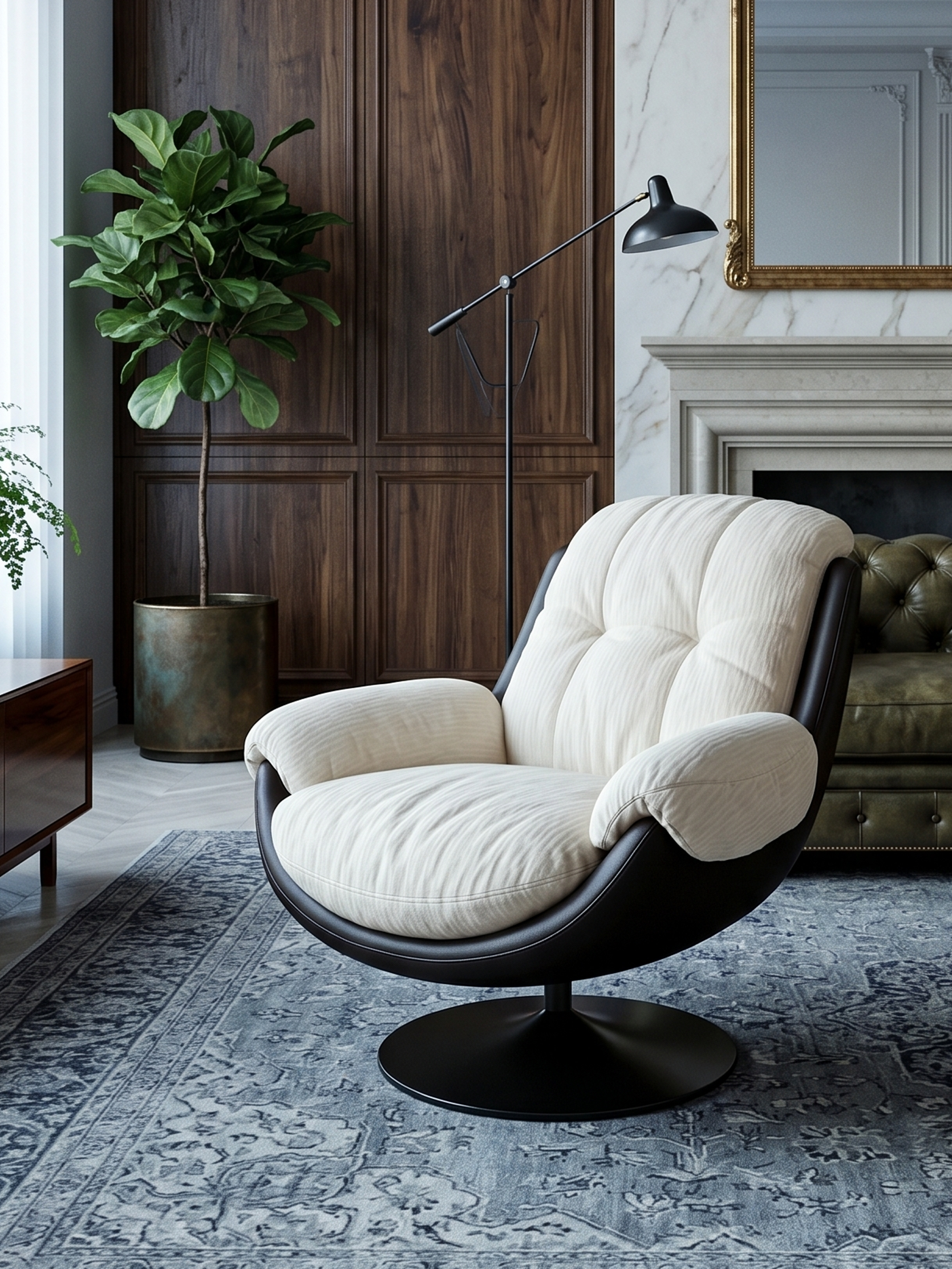 BUBO 360° Swivel Lounge Chair