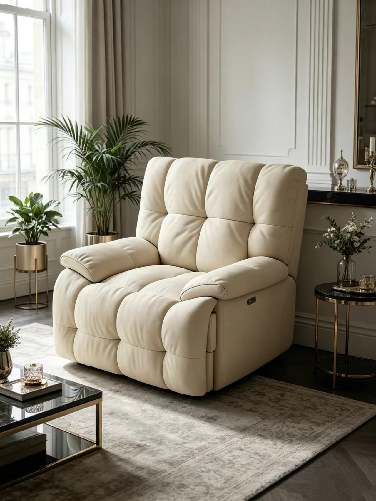 CUMULO Electric Recliner Rocking Chair