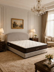 Quilted Diamond Contour Mattress, Medium-Firm, Super King