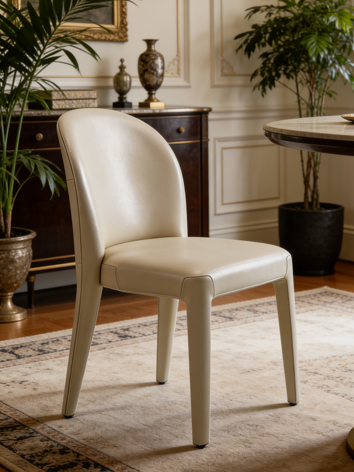 LUCEN Genuine Leather Dining Chair