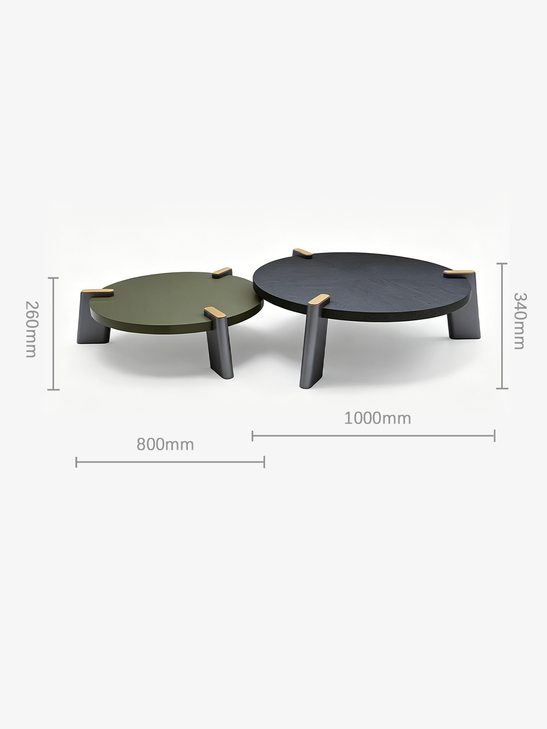 Mayfair Minimalist Coffee Table Set of 2