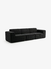 COAL 4-Seater Charcoal Modular Block Sofa