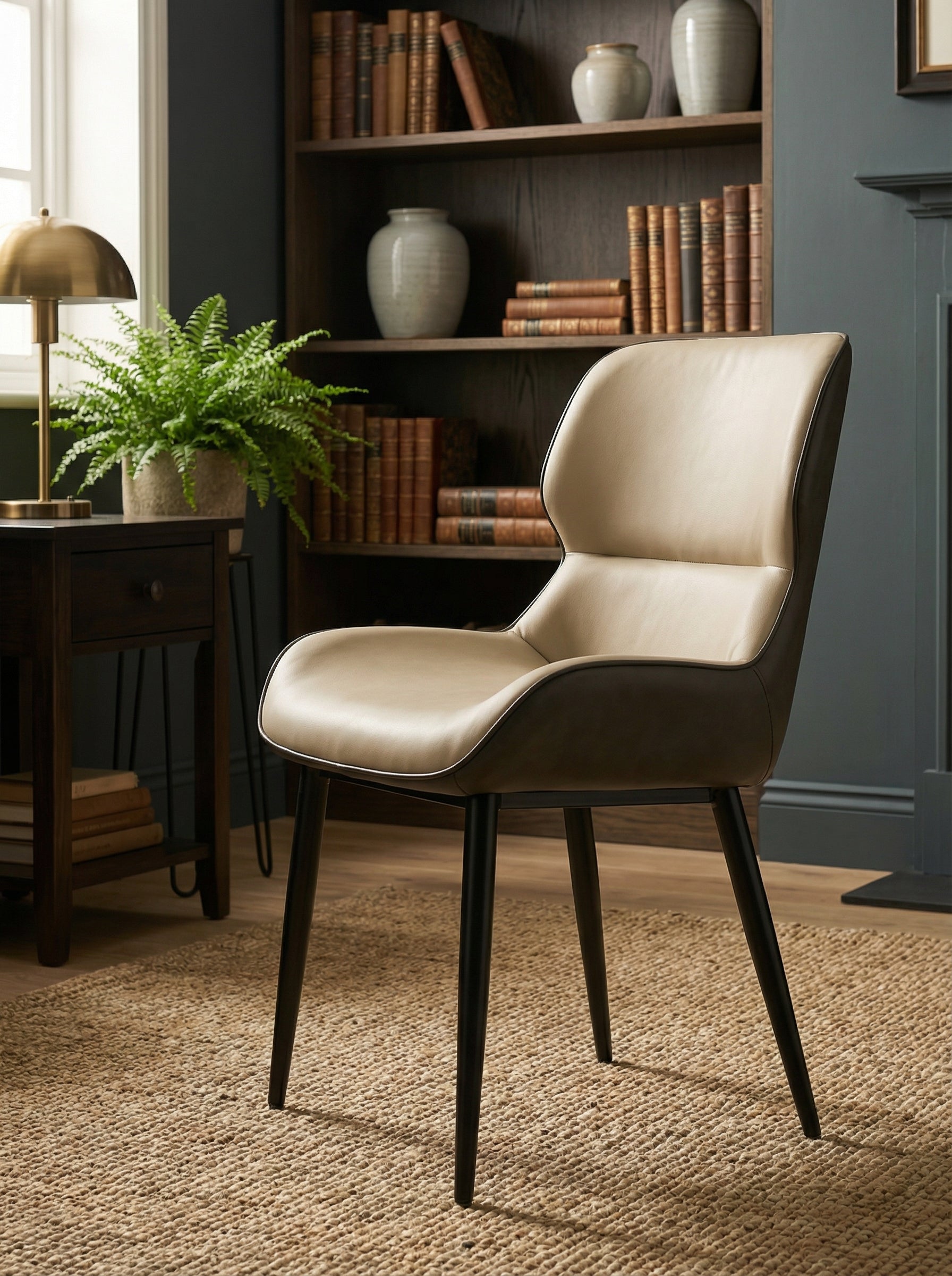 SIENA Two-Tone Upholstered Dining Chair