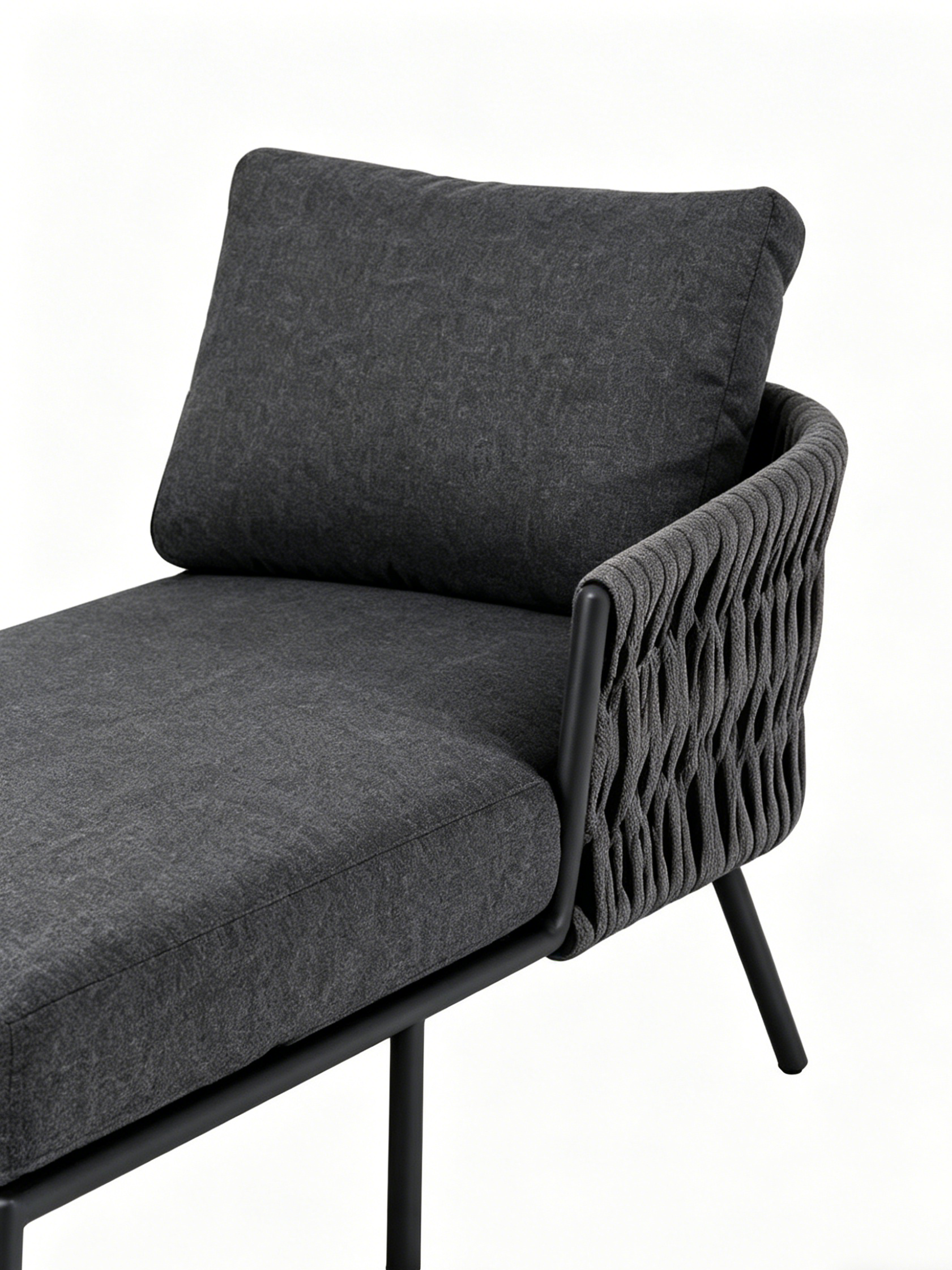 RIVA 3-Piece Modular Outdoor Chaise Lounge Set