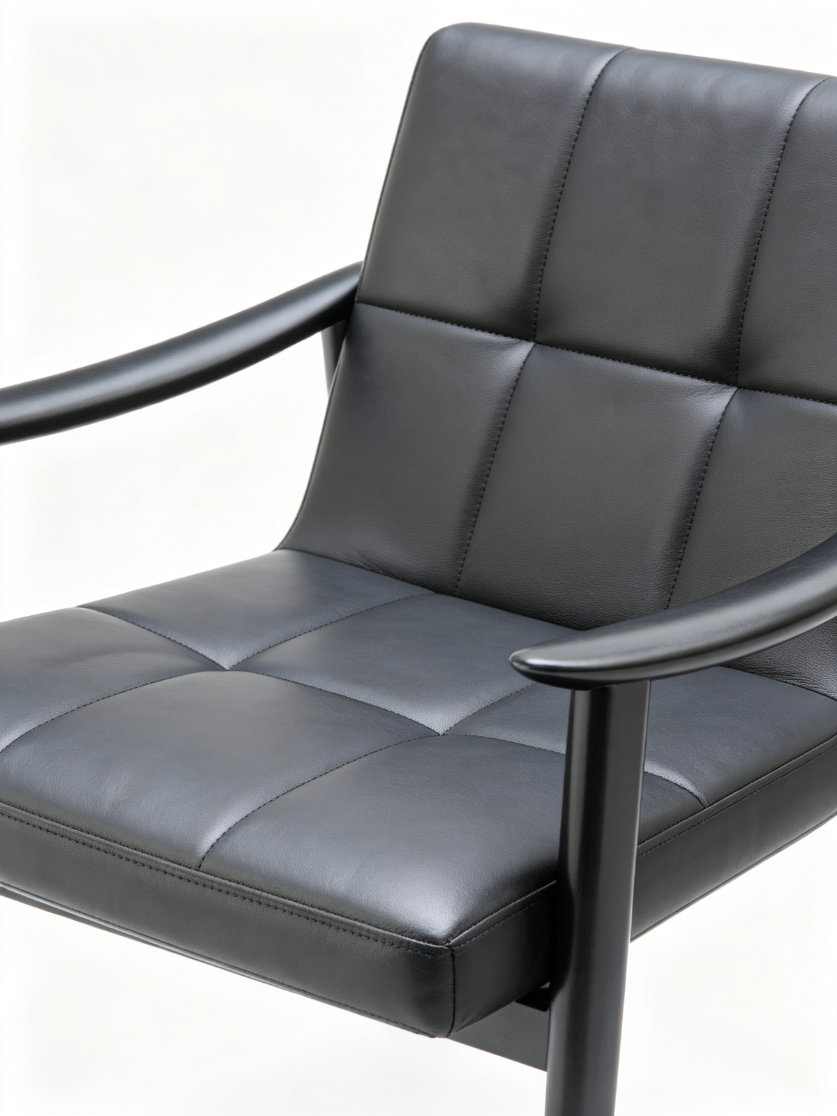 ALDER Leather & Ash Wood Dining Chair