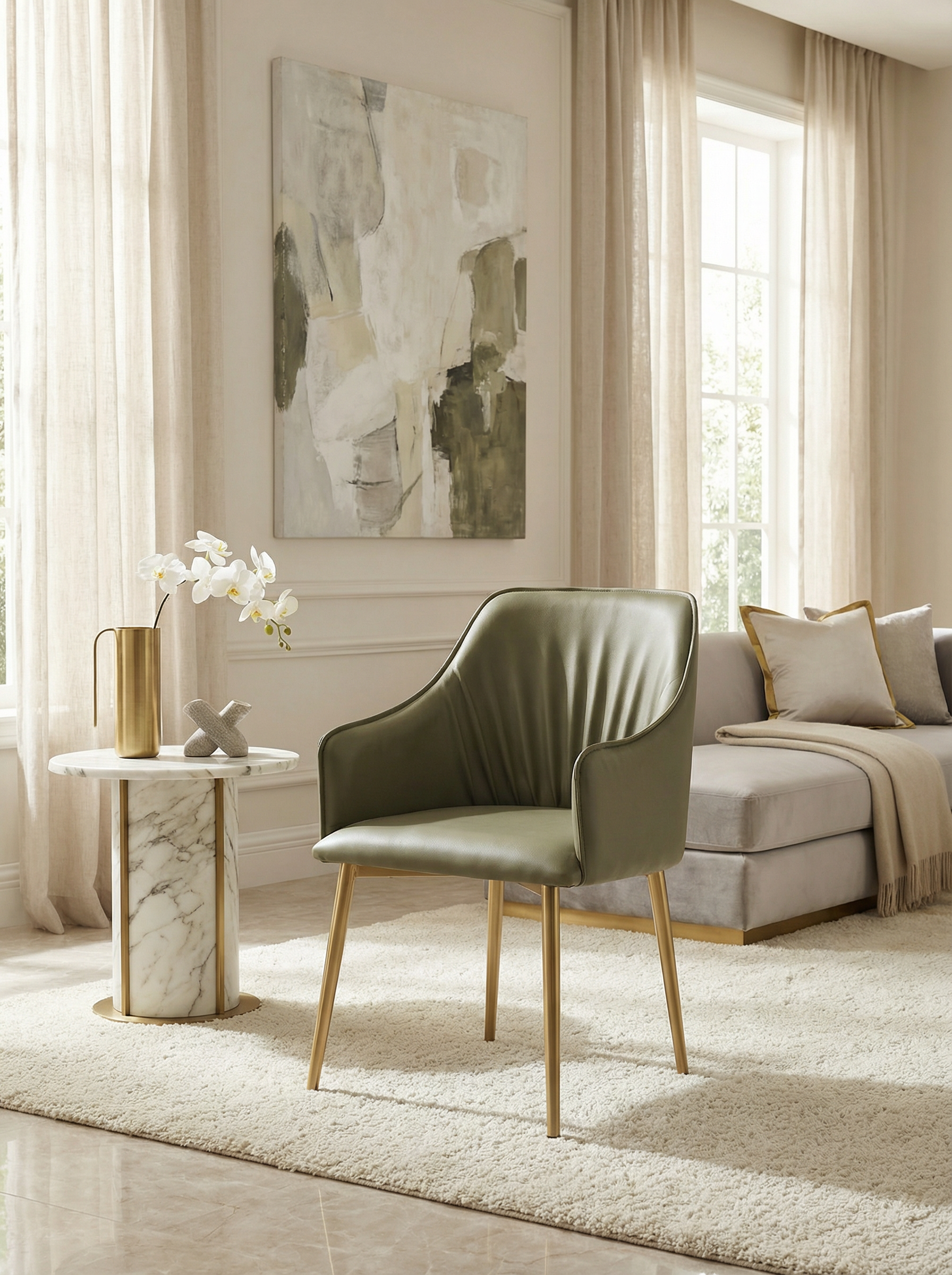 ARIA Upholstered Dining Chair