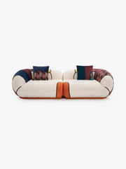 KUNE 3-Seater Colour-Block Modular Sofa
