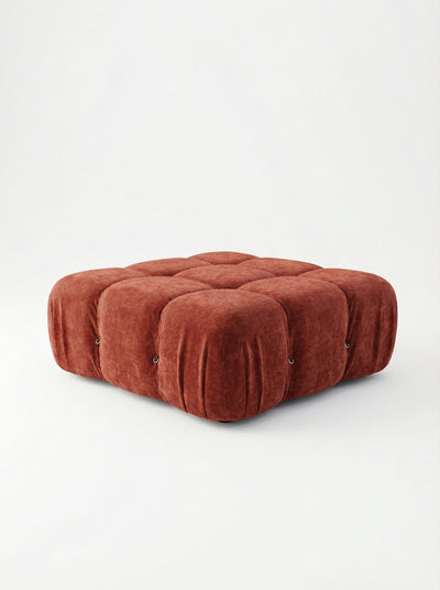 NIDO Terracotta Tufted Ottoman