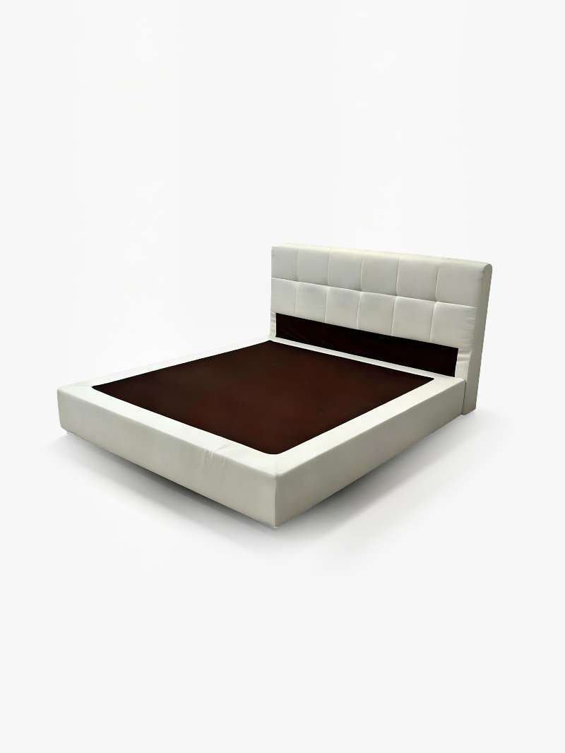 Linen Super King Bed Italian Contemporary Velvet