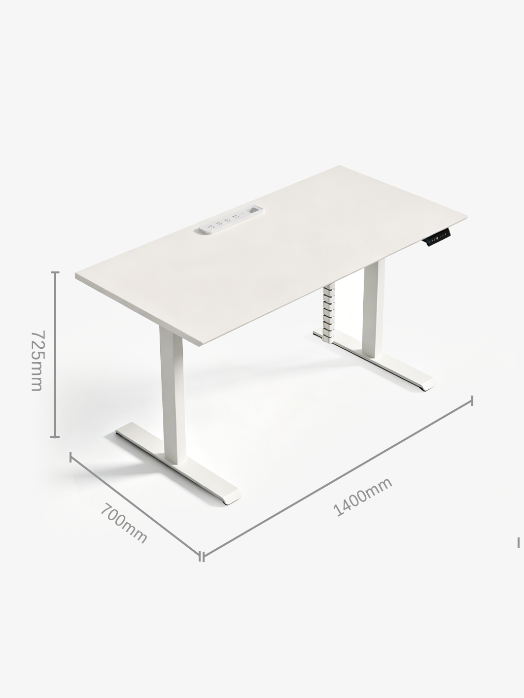 Stance Height-Adjustable Electric Standing Desk
