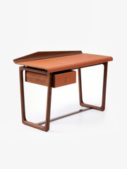 SIENA Saddle Leather Writing Desk & Dressing Table