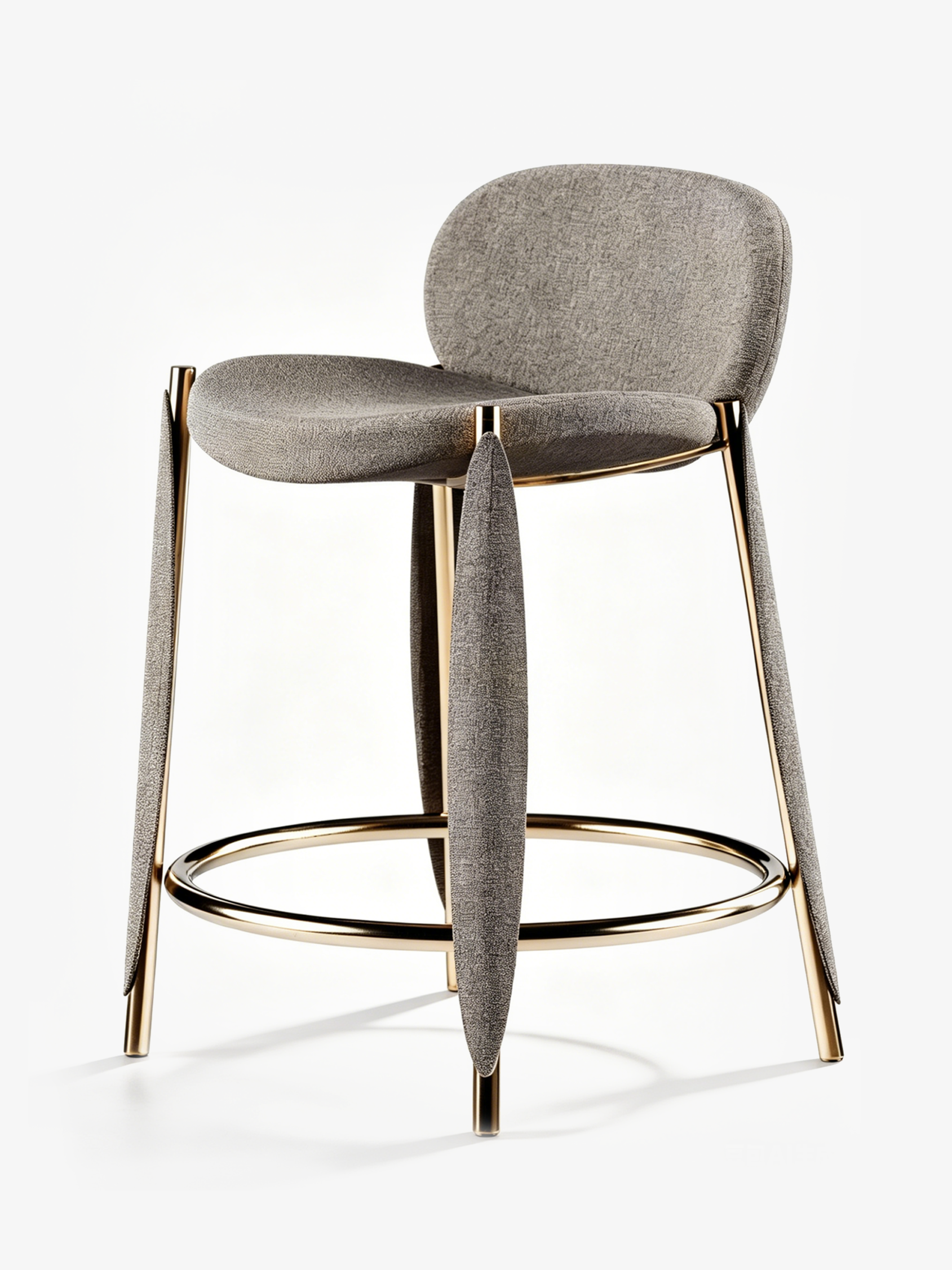 LIVIA Genuine Leather Bar Stool