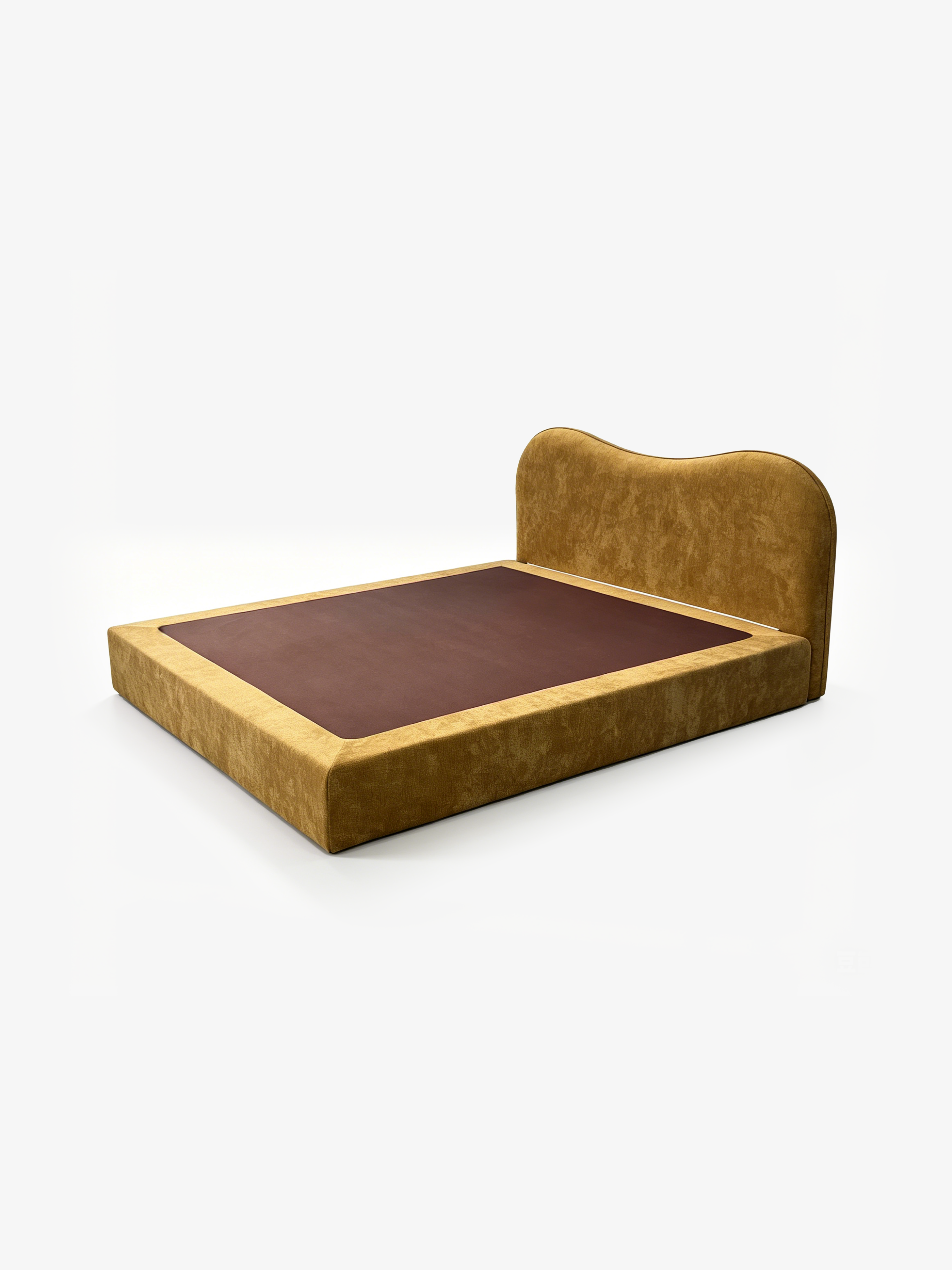 Siena King   Bed  Italian Contemporary Velvet