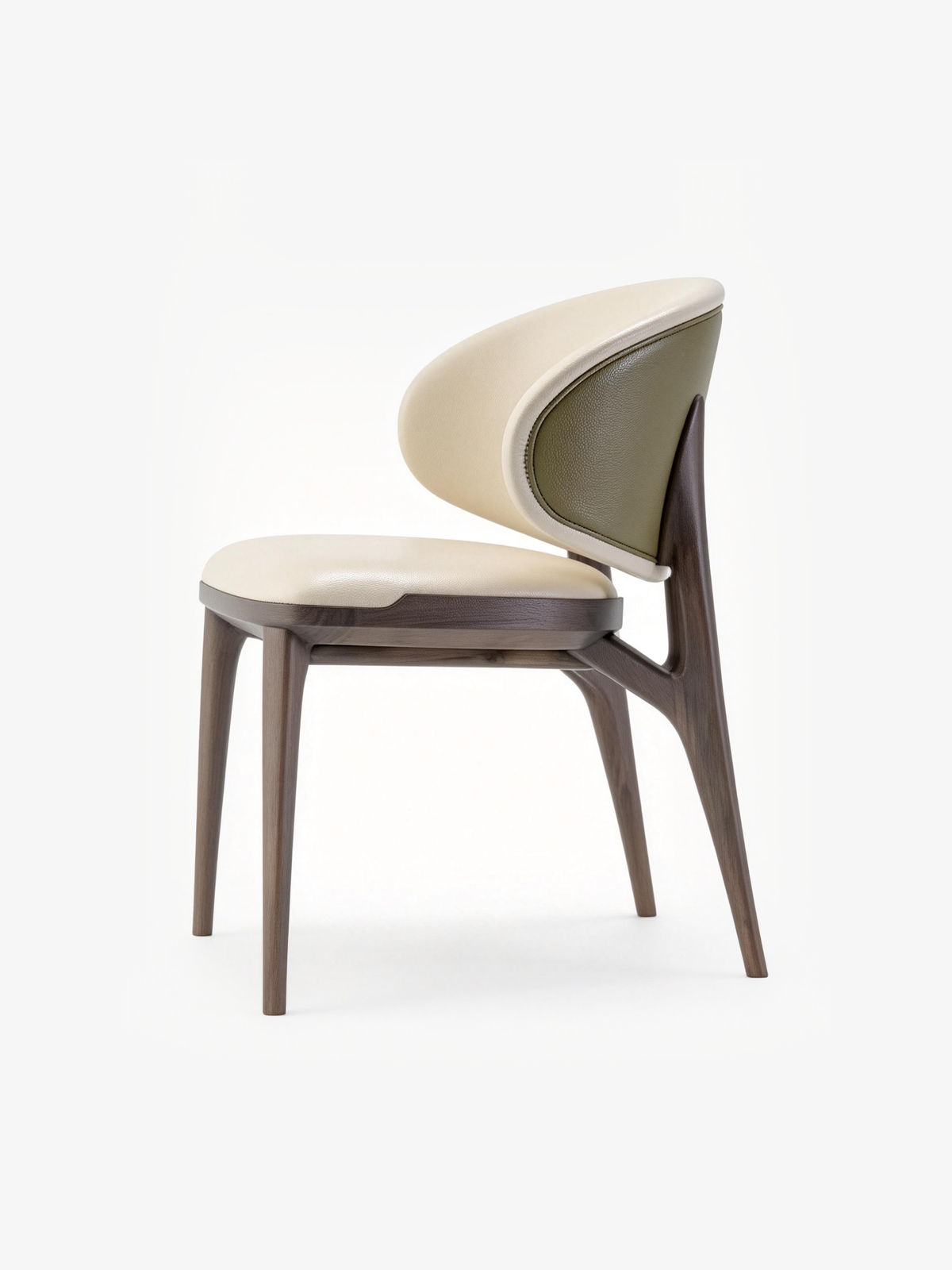 ELARA Genuine Leather Dining Chair