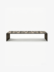 VENETO Venetian Brown Marble Dining Table