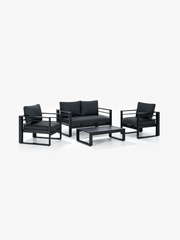FORGE 4-Piece Outdoor Sofa Set with Coffee Table
