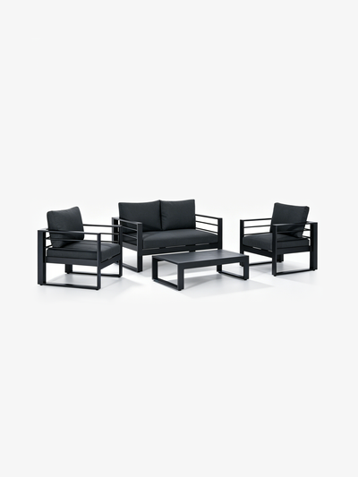 FORGE 4-Piece Outdoor Sofa Set with Coffee Table