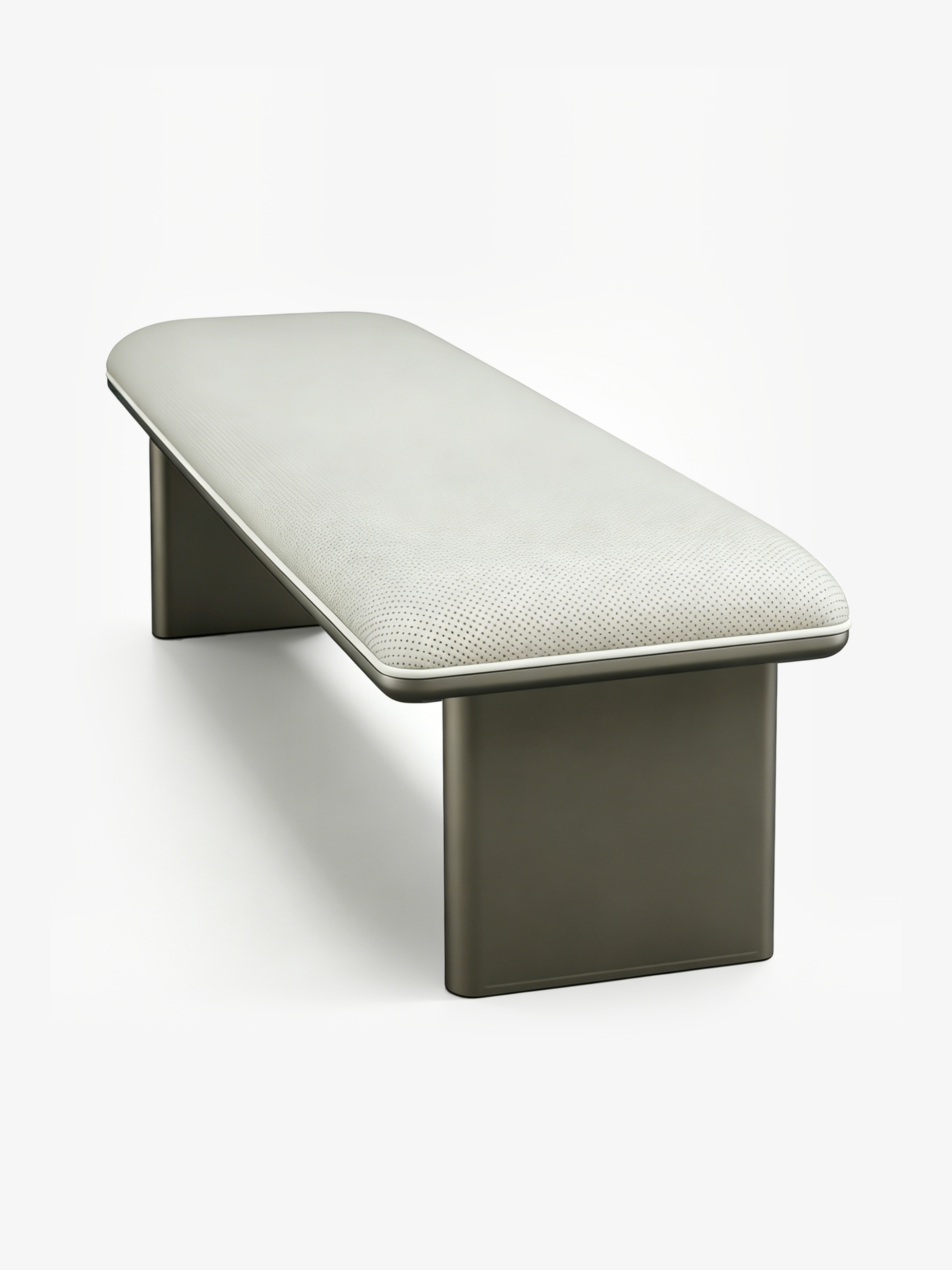 VARENNA Leather End-of-Bed Bench