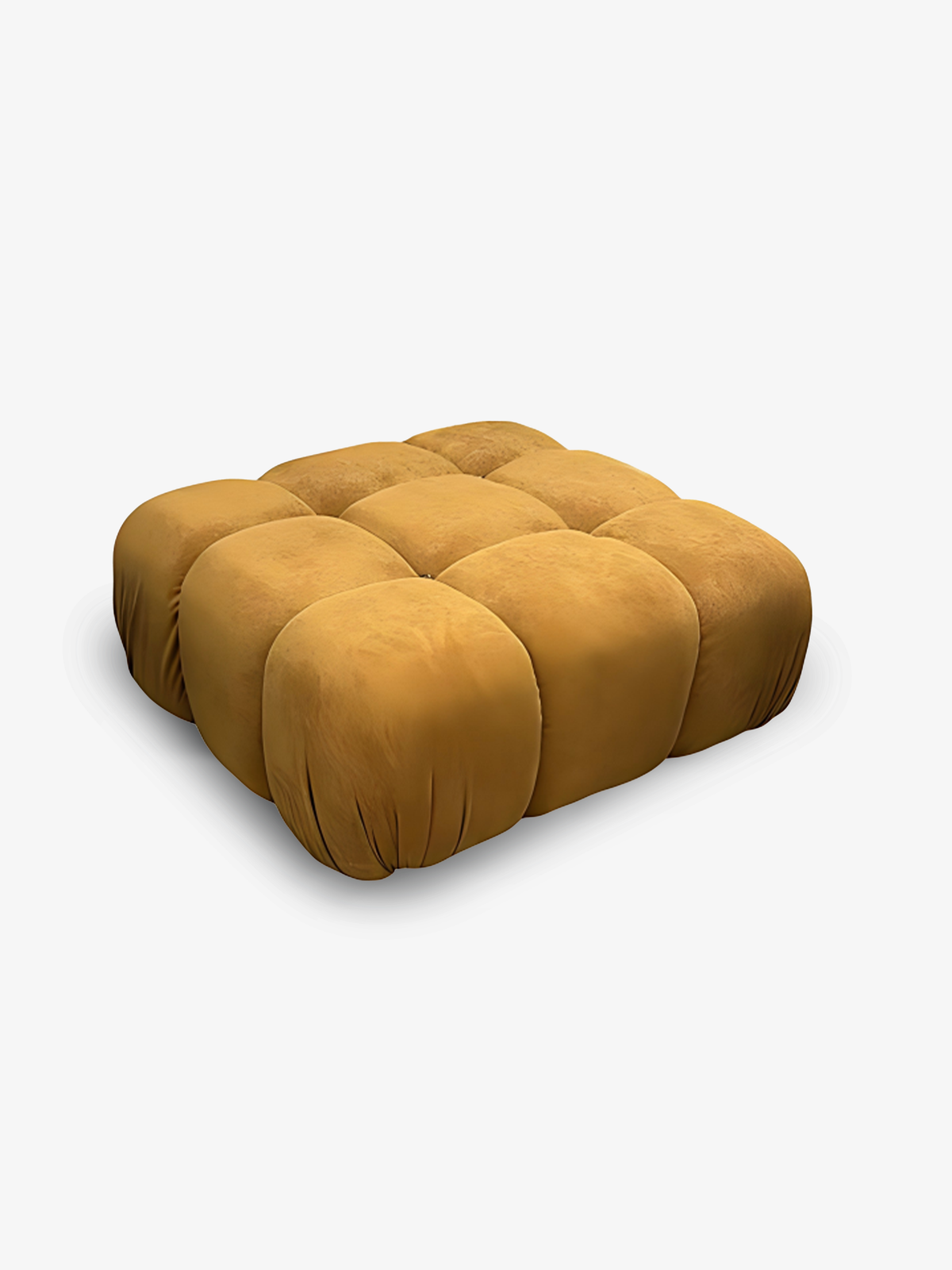 BISCUIT Self-Expanding Velvet Ottoman