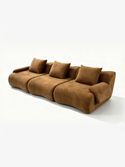 Dune Italian Contemporary Velvet 4-Seater Sofa