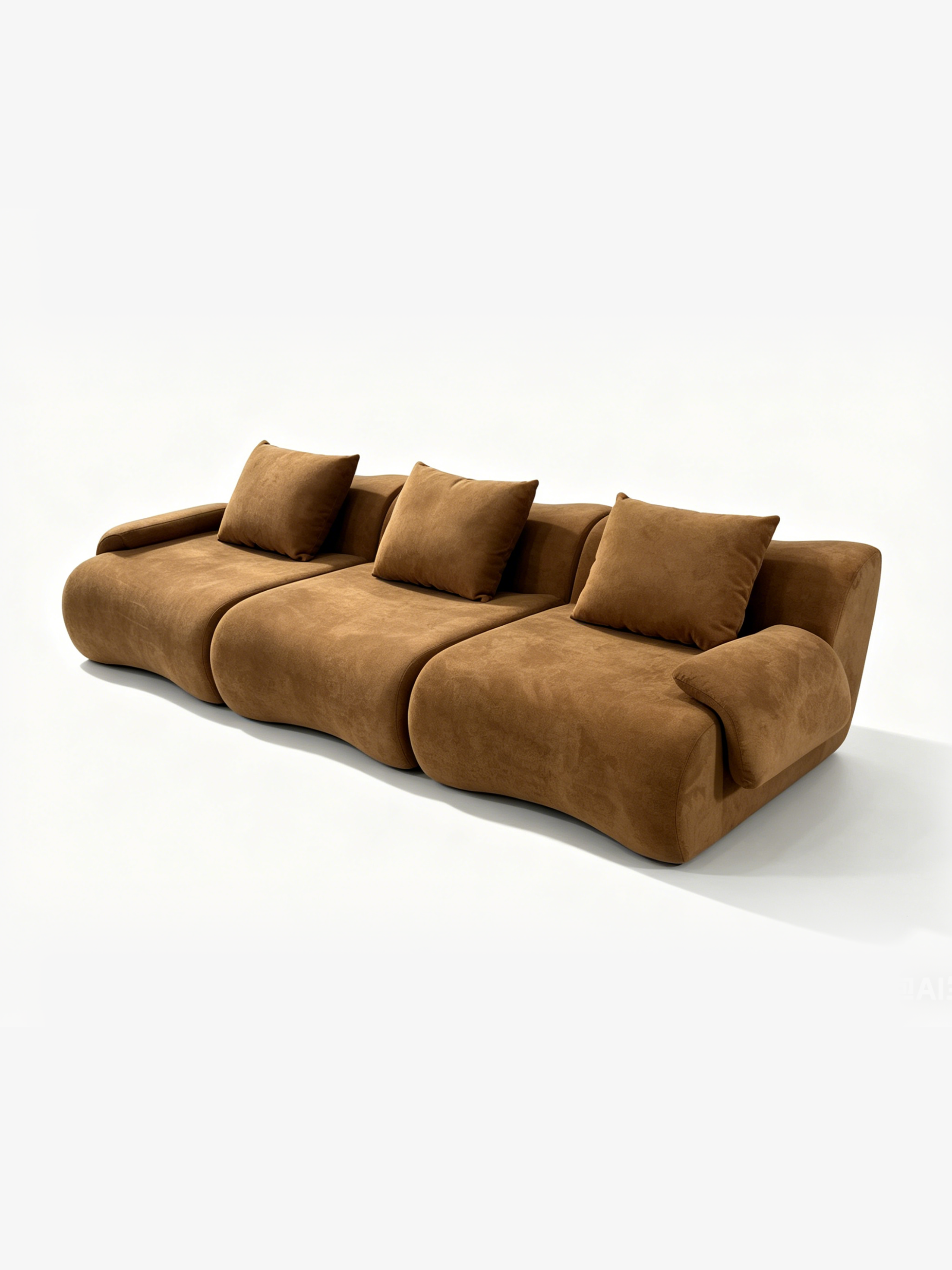 Dune Italian Contemporary Velvet 4-Seater Sofa