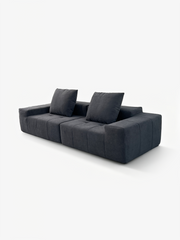 STONE 4-Seater Self-Expanding Velvet Sofa