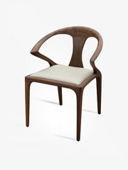 ARC Solid Black Walnut Ming-Inspired Dining Chair