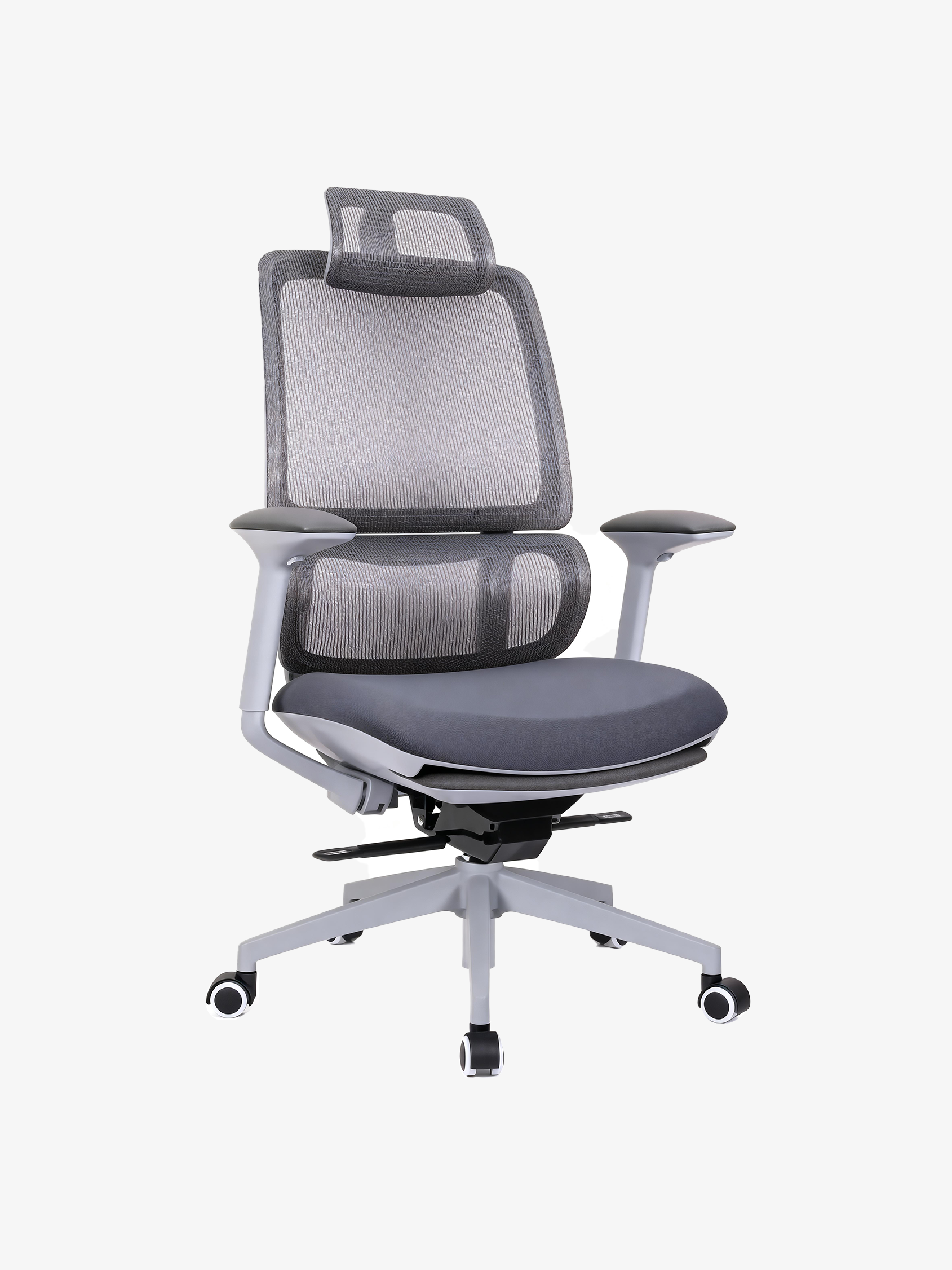 Ergo Noon Ergonomic Office Chair with 160° Recline, Footrest and Headrest